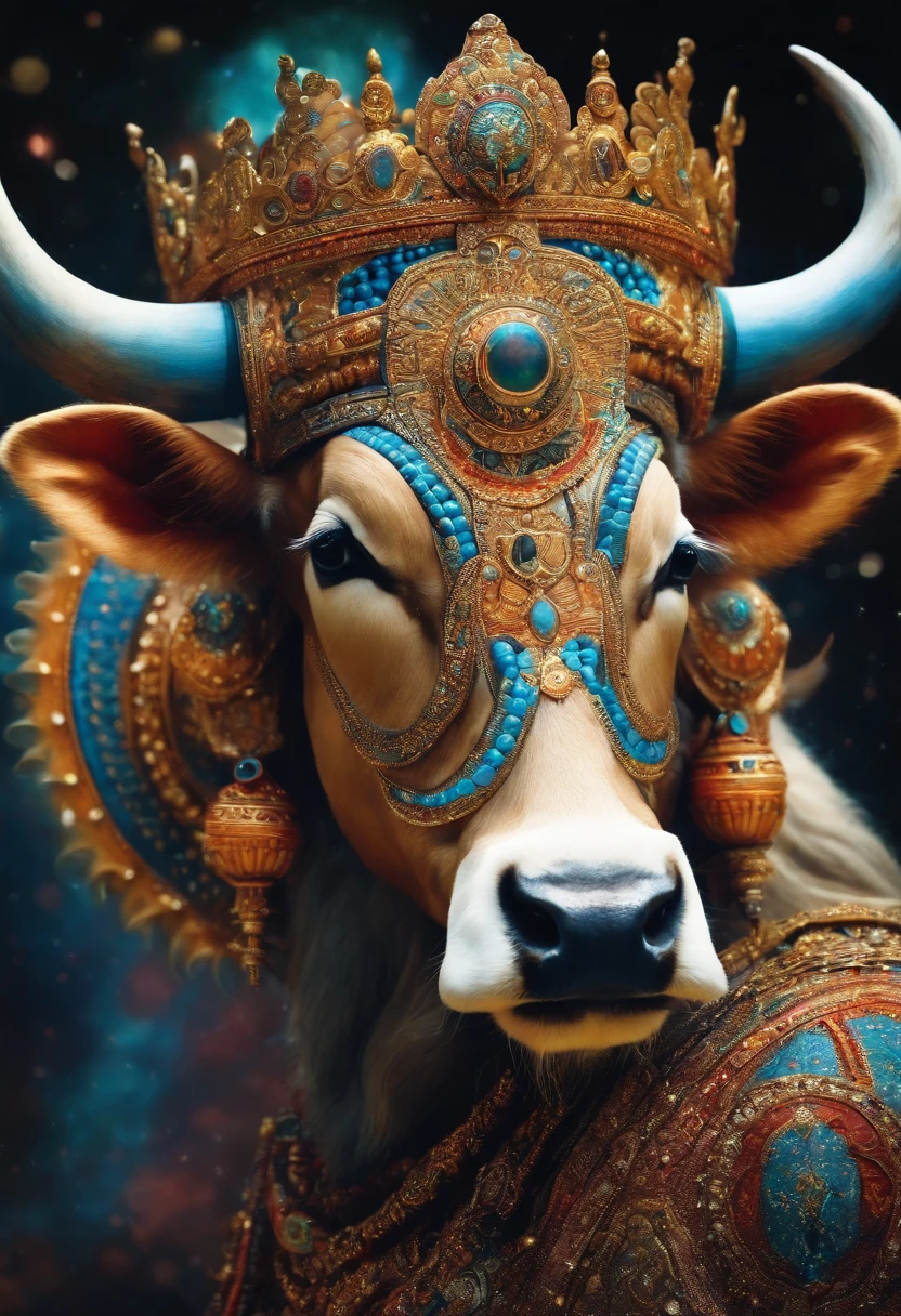 Cosmic god with the appearance of a cow