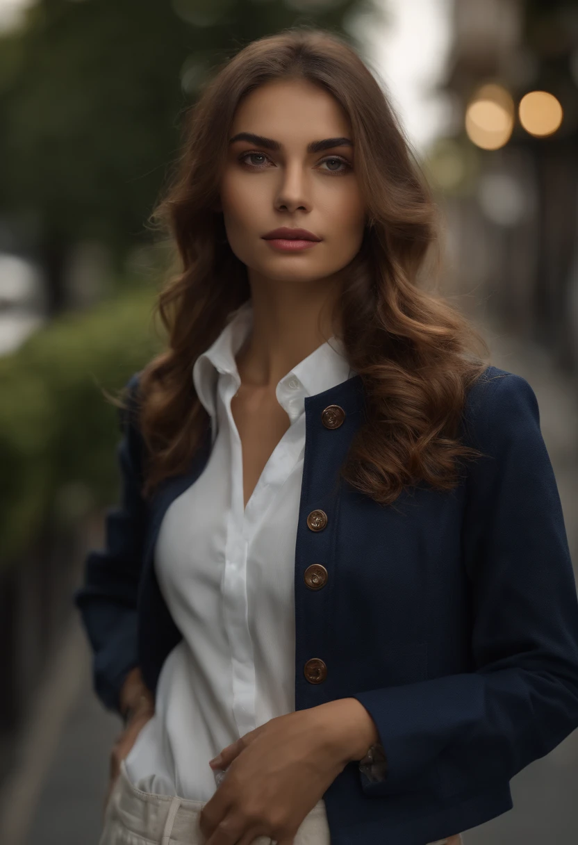 (((Realistic photography))),, retrato, (cara de medo:1.3),, Beautiful girl, Olhando para o Viewer, , (Uniforme escolar:1.2), buttoned shirt and pants, , (clivagem agitada:1),, On Japan Street, (Detalhes do ambiente:1.3),, (Foto RAW, unidade cg, fotografia, Detalhes ultra realistas, foco nítido, pele detalhada,4k, alta resolução, master part, best quality, Realistic, vibrante:1.2),, (8k,4k, UHD, high resolution, profissional, cinemactic, filme, Dramatic),, (anamorphic background of depth of field blur), Antecedentes detalhados,