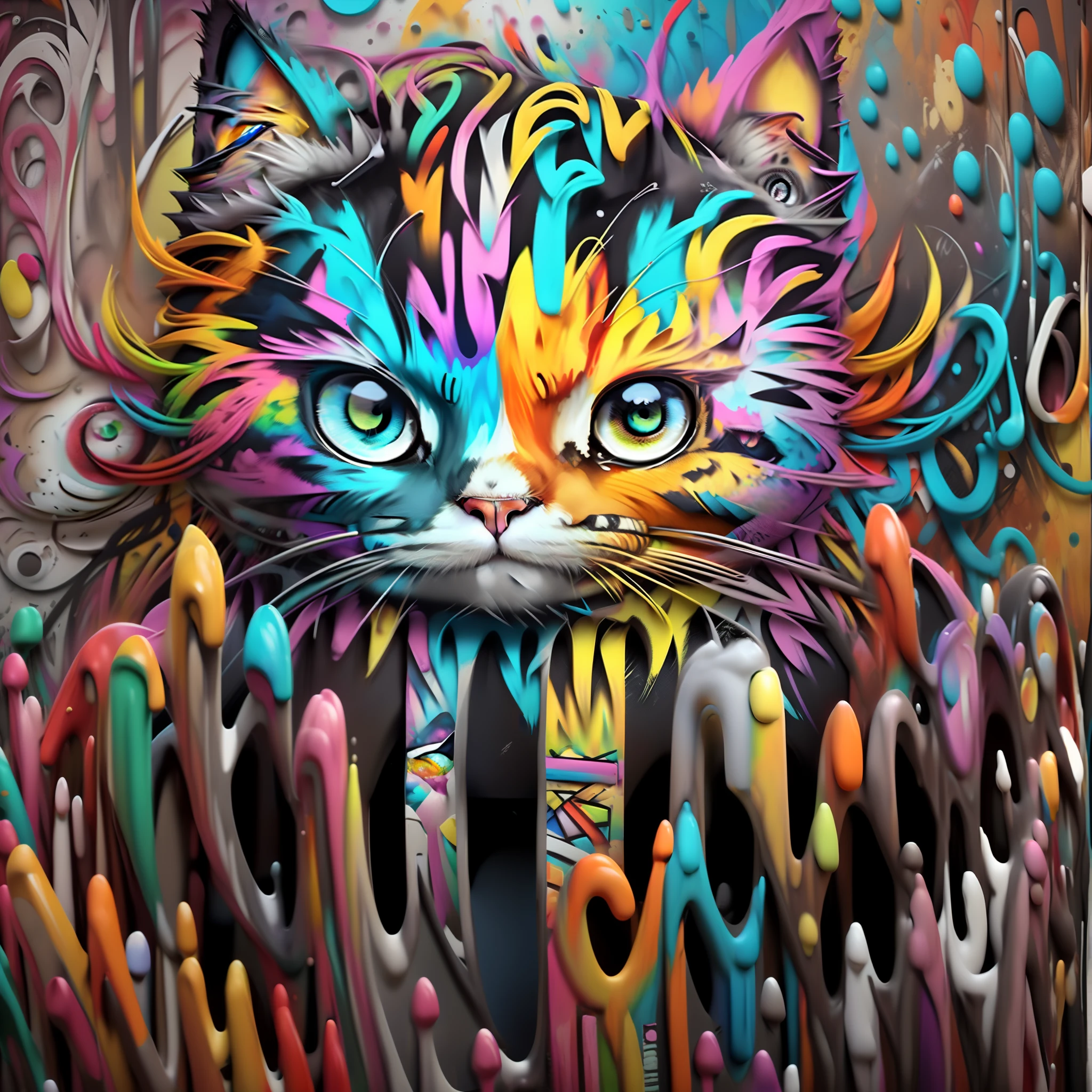 (CATS manicon ),(melhor pose),(best angle), (better expression), Eduardo Kobra acolchoamento ,multidimensional geometric wall PORTRAIT, arte, Chibi,Yang08k, lindo, Colouring,