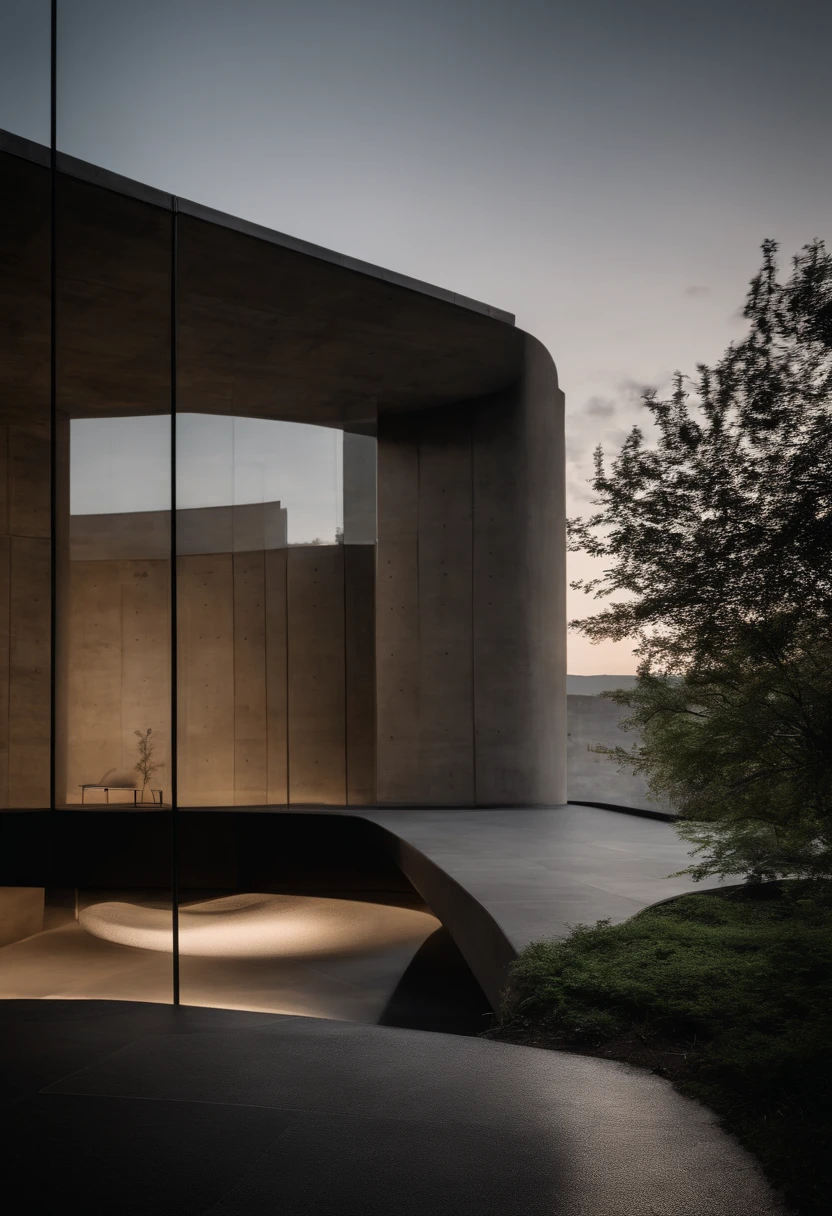 tadao ando concrete architecture realistic
