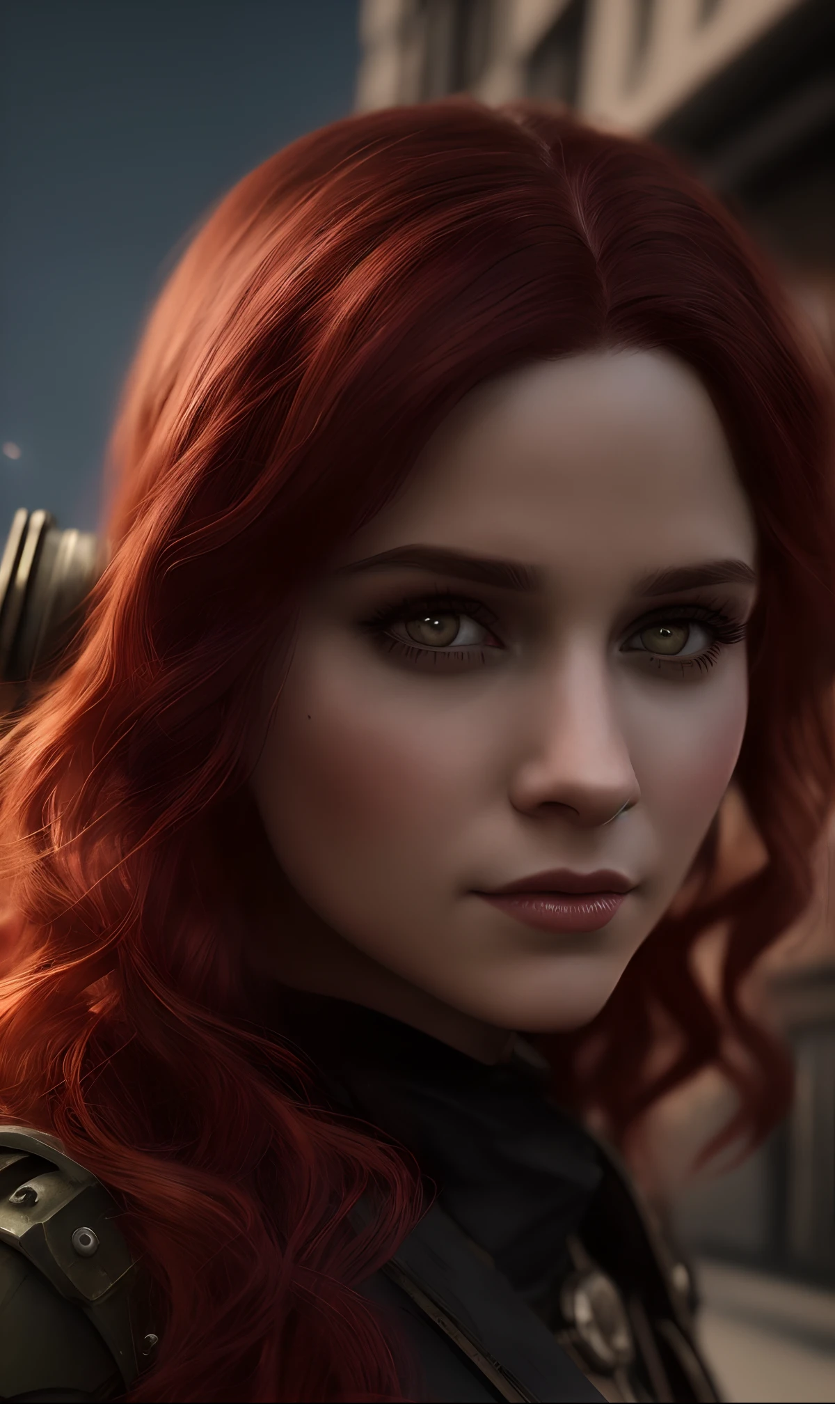 3dg dieselpunk ((close up portrait)) of a cute ((dieselpunk)) pixie-girl, ((meha wings)),  sparks and fireflies, ((on the street))  imax render, production cinematic character render, omnilight, (long red hair), photorealistic, insane intricate details, by ross tran, wlop, artgerm, trending on artstation, sharp focus, studio photo, intricate details, highly detailed, by greg rutkowski, post-apocalypse, military