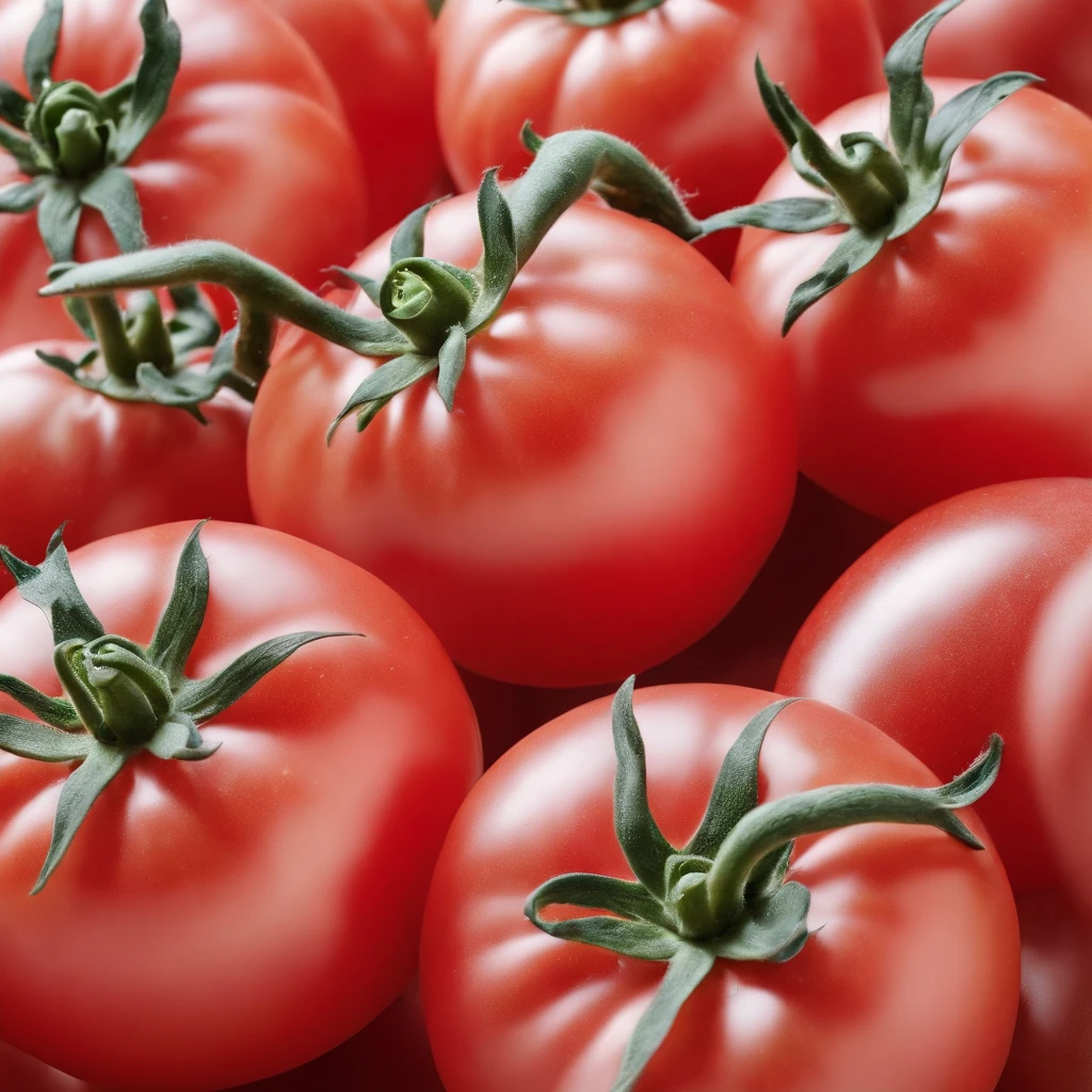 tomatoes, ​masterpiece,top-quality,professional photograpy,detail portrayal,8K,the background is white