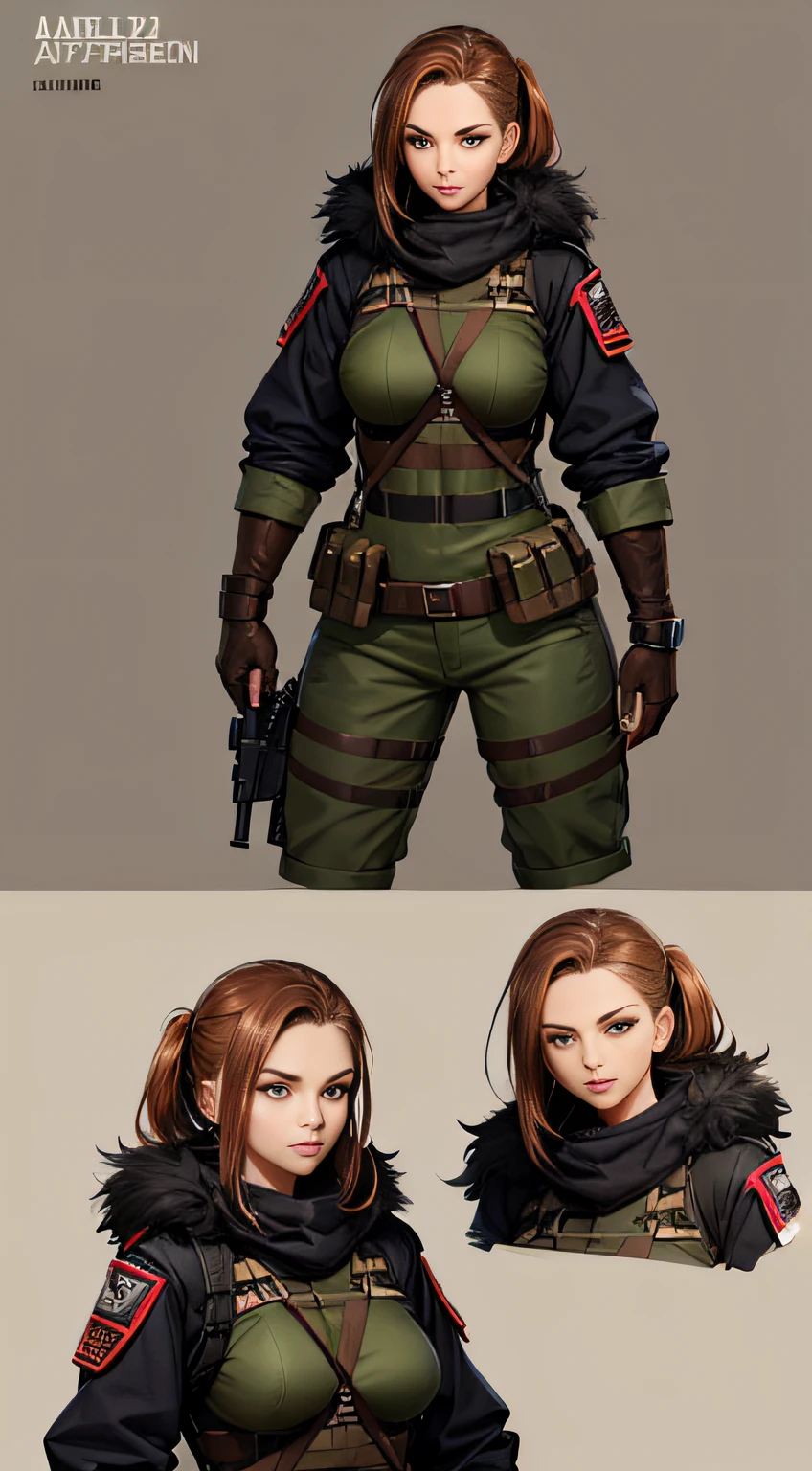 Clear, Detailed Sketches (high quality) of an Overwatch video game character, video game concept, metal slug concept art, video game concept art, 2D concept art, game character concept art, video game character design, character concept art, concept art, This + concept art, skin concept, video game character art, concept art for a video game, video game concept art, Senior Conceptual