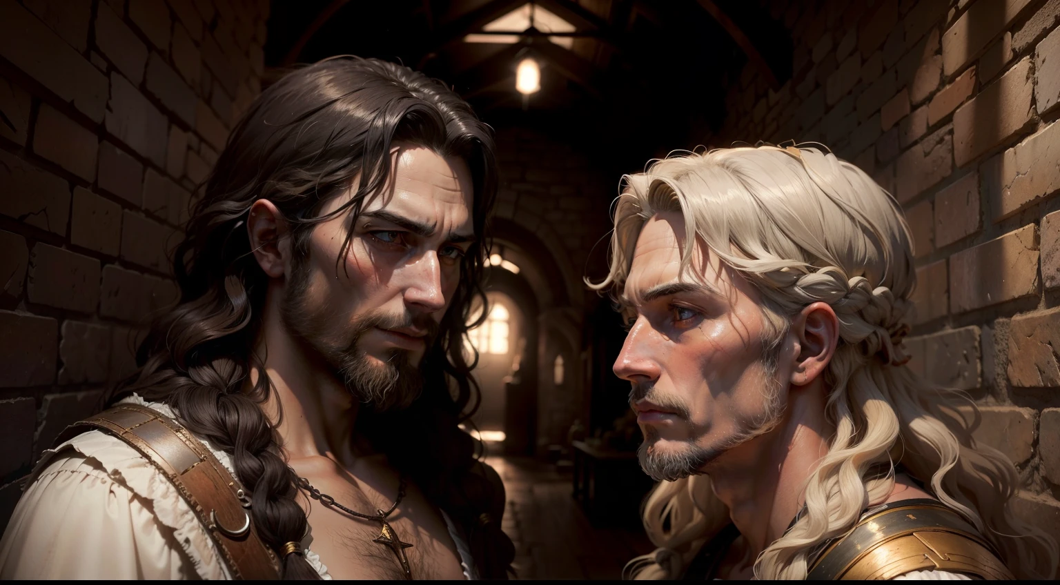 Foto 8k, Biblical character: John the Baptist and Paul