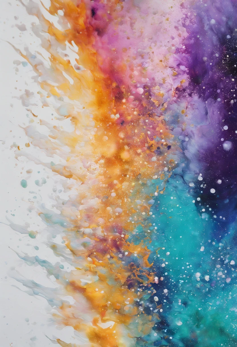 Tatsuki Arisawa (bleach), an abstract artist known for her unique use of acrylic pouring - using acrylic paints in shades of blues, greens, and purples, creates a mesmerizing artwork that captures the essence of serenity and peace. The dominant color scheme of the artwork consists of cool tones, including shades of blues, greens, and purples, which evoke a sense of tranquility. The addition of wet and compacted sand can enhance the texture and tactile element of the artwork. The colors in the artwork are geometrically organized in precise patterns, creating a harmonious composition. As you gaze upon this image, you are transported to a serene environment where the interplay of colors and textures invites you to immerse yourself in the artwork's peaceful atmosphere