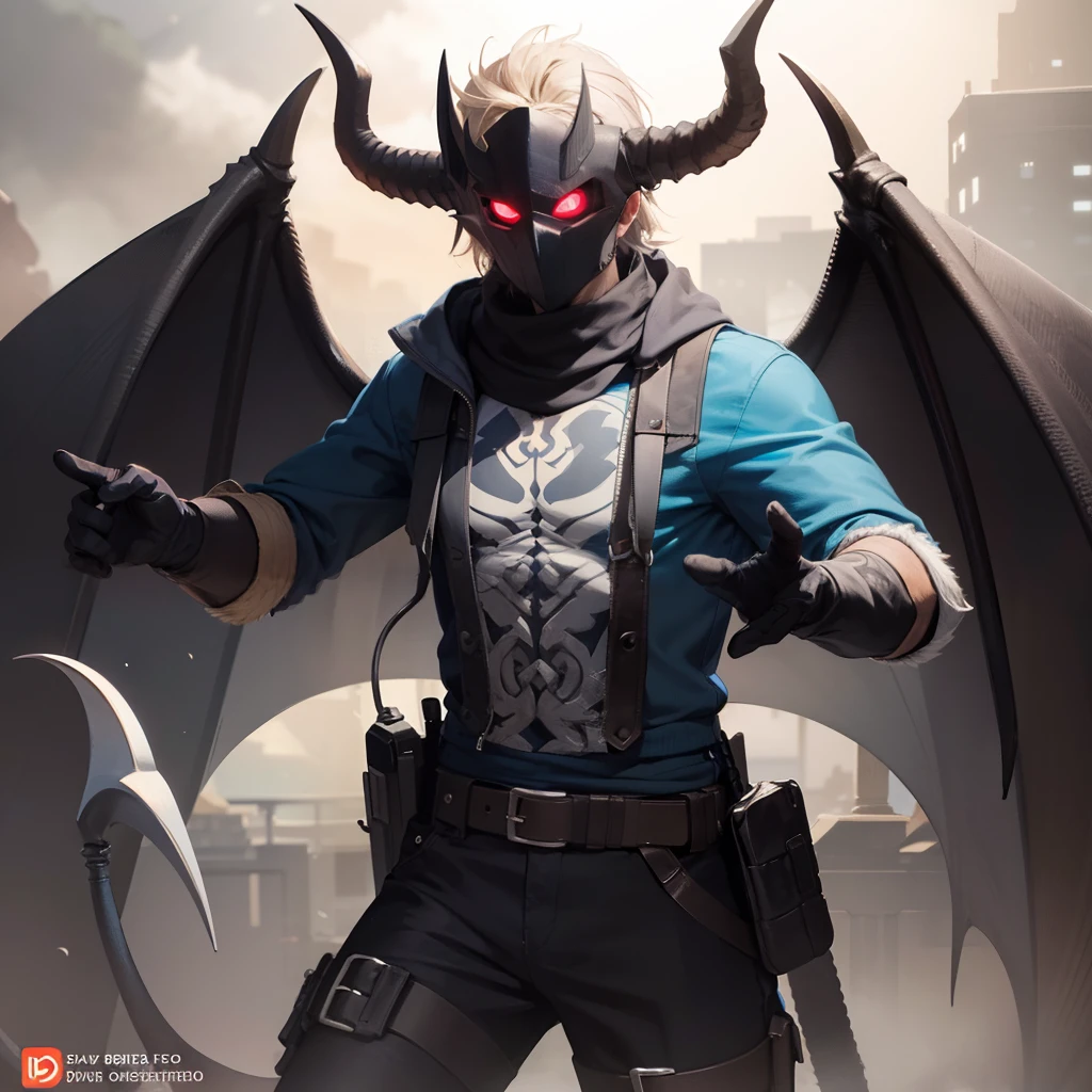 Vilao, covil, bandido, logo, demonio