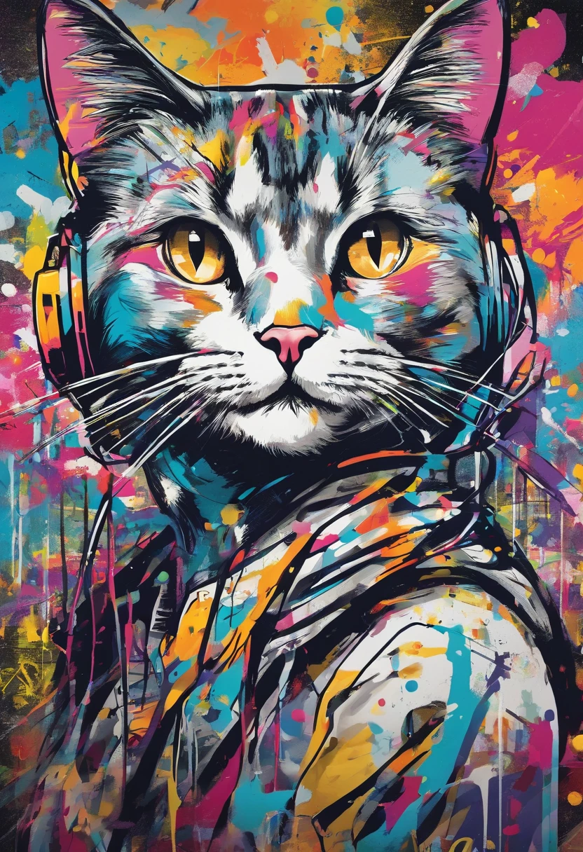 cat ear、Silvery hair、high-level image quality、a smile