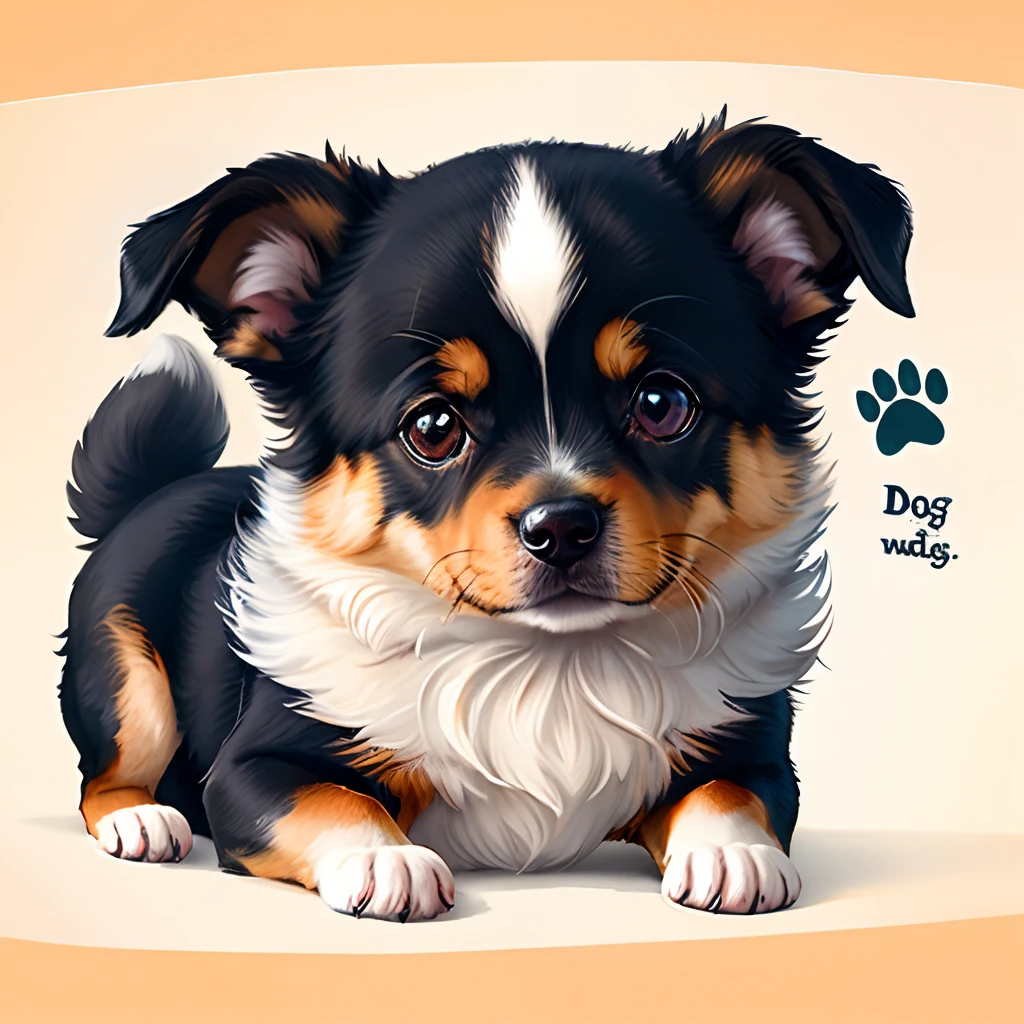 Dog Illustration Cute
