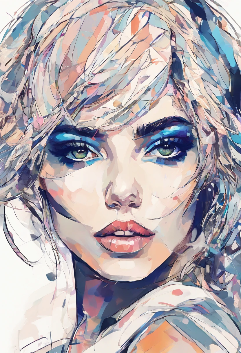 Retrato de uma mulher linda atraente, usando uma blusa de moletom,inspirada em "Selina Kyle", trending on art station, , detailed hyper-realistic rendering, estilo de rua, Pose intimidadora, roupas com moda,