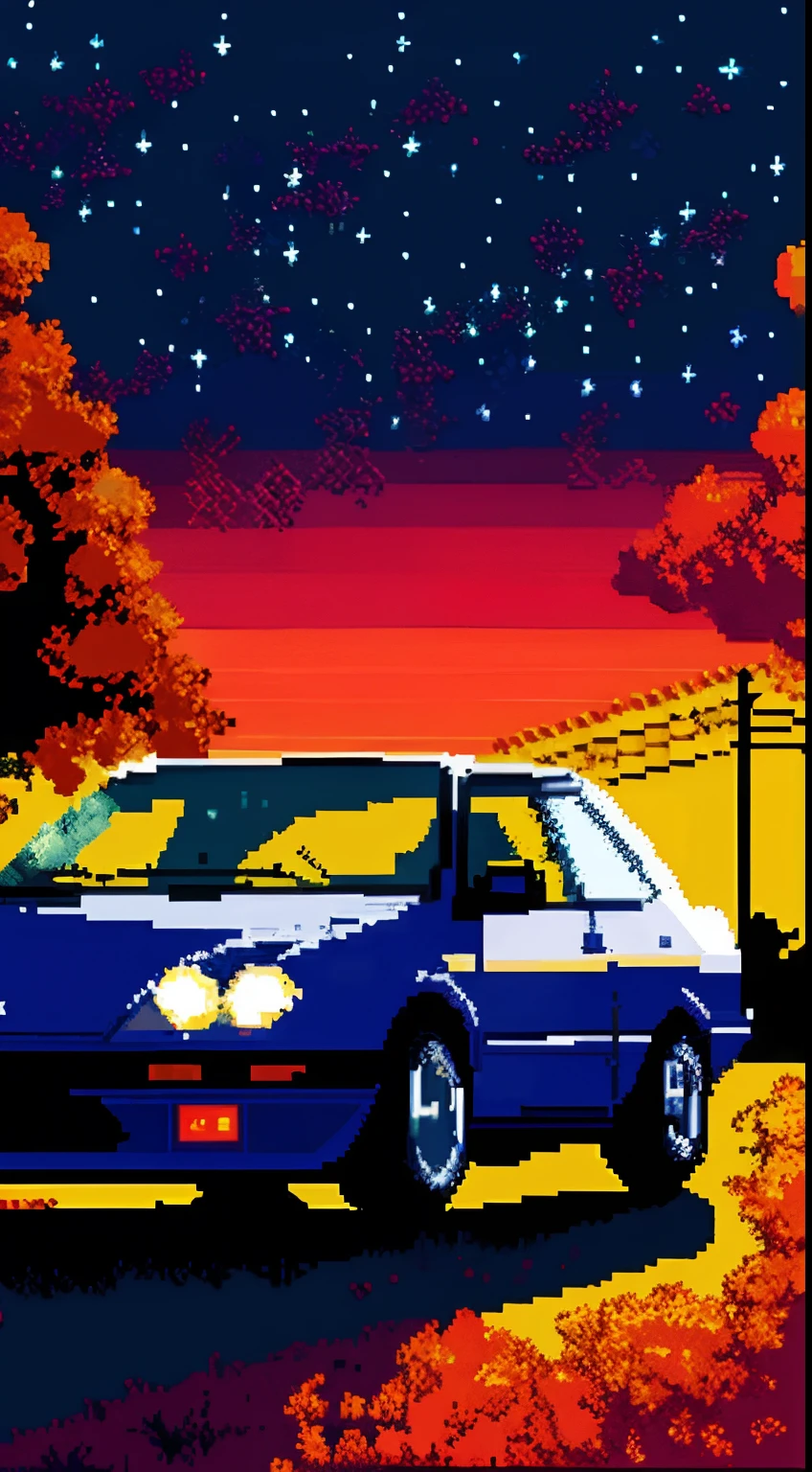 ((car)),(masterpiece), best quality, pixel art, a car in a highway at night, lofi, asthestic, no_humans, car, purple, cool, relaxing, highway, sunset, colorful, vivid, chevette
BREAK game style, game bg, pixel world, gorgeous, wallpaper, intricate, colorful,vivid colors, amazing,