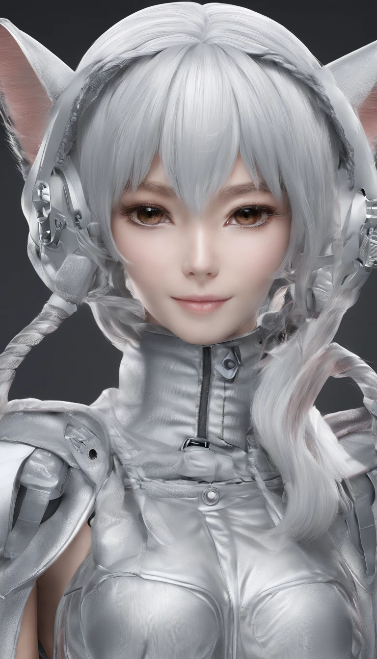 Cat's ears、Silvery hair、Technology
