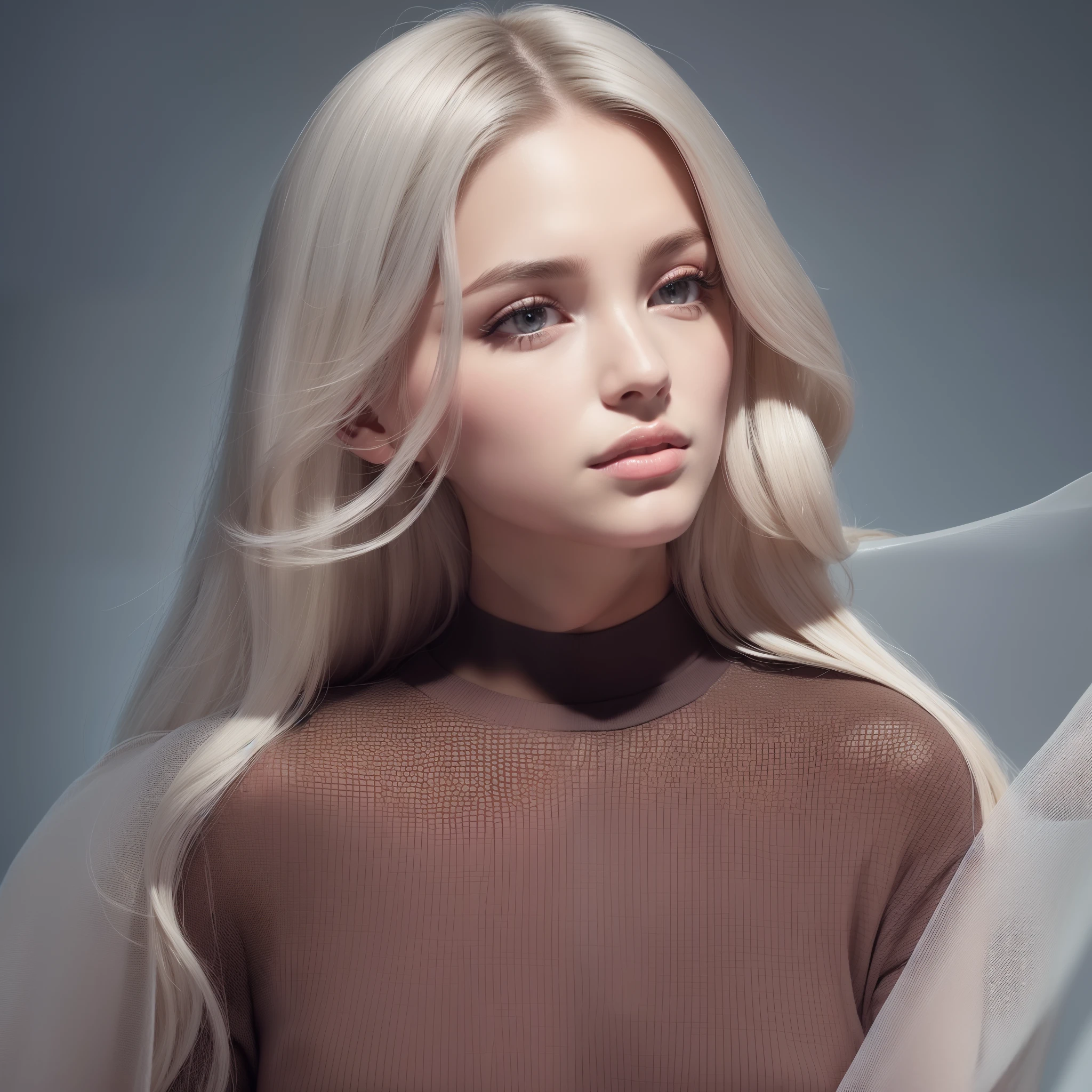 8k, Photo brute, photoreallistic: 1.25), (glose, cils, visage brillant, peau brillante, Best quality, ultra highres, profondeur de champ, aberration chromatique, Caustiques, Hydrated lips, Ultra-cut face, Radiant detailed eyes, cheveux noirs, Semi-long, fashionable, Robe moulante en tricot, Pendant que