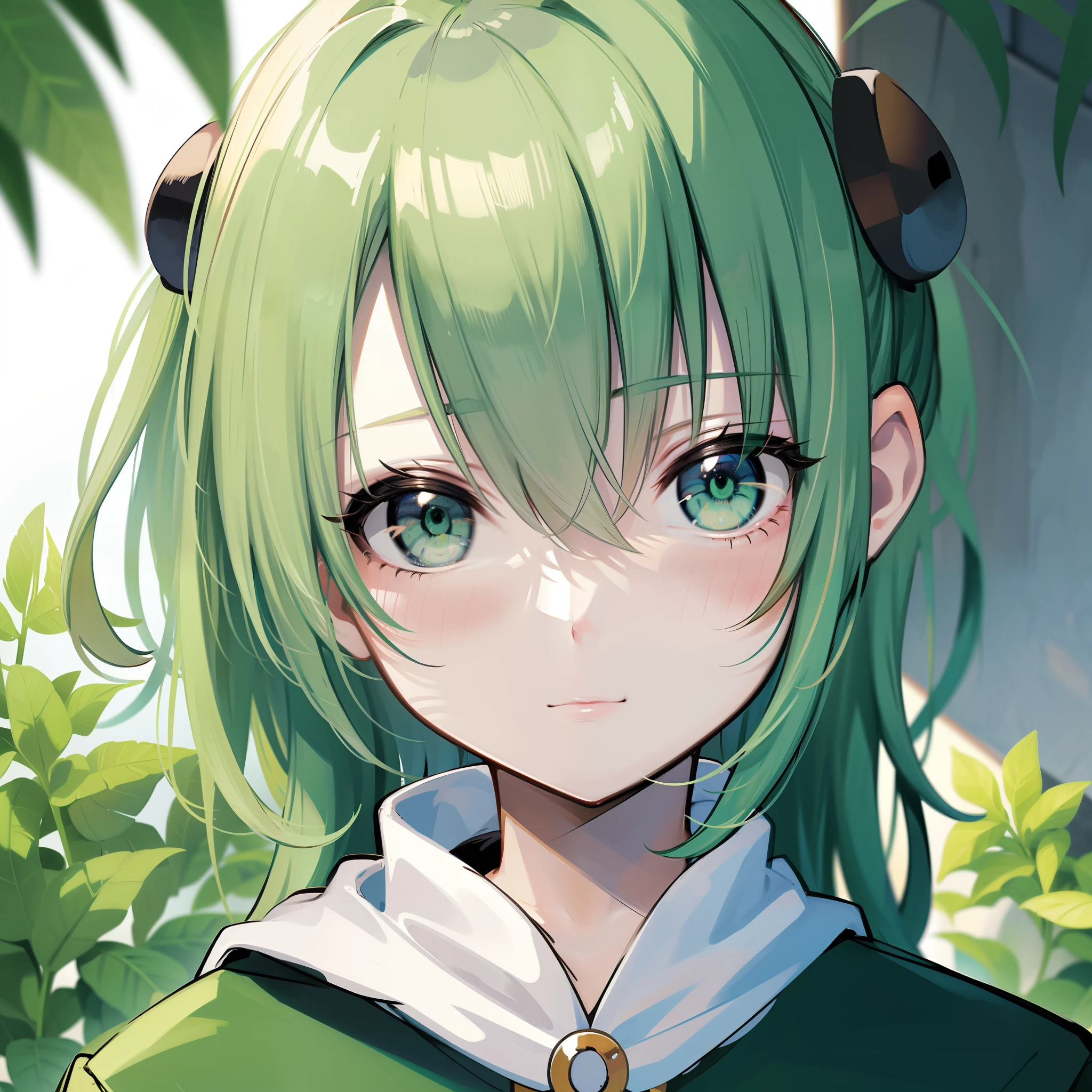 Green eyes, Focus on the eyes