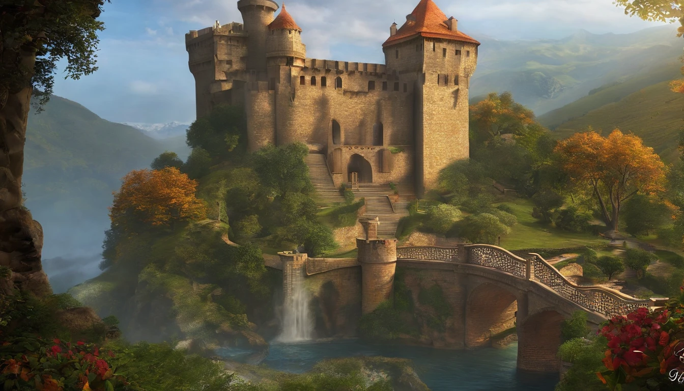 retato homem velho, heroi, macho, epico bonito, principee, mago, armadura magiica, pintura 3d, castelo magico, inspiradora, teextura natural da pele, foco nitido, deeetalhes intricados.