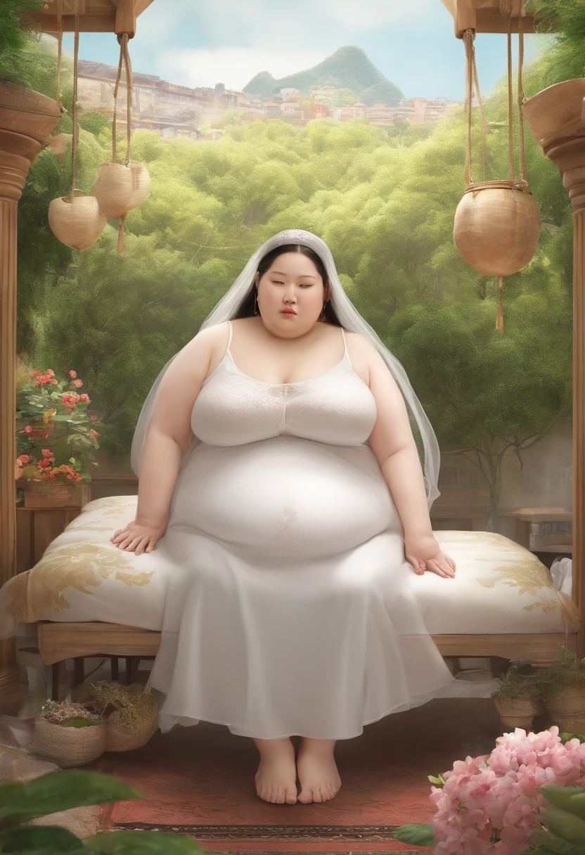 kaguya shinomiya (love is war) Gorda, brazos obesos, estomago obeso, piernas obesa, papada, gran pansa, Fat motionless, morbidly obese, mala salud, poor anatomy, gota, super gross proportions, grasa, lonjas, mal cuerpo, morbidly obese