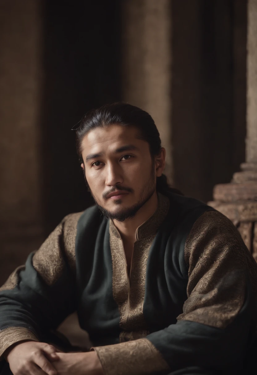 Kubilai khan sitting