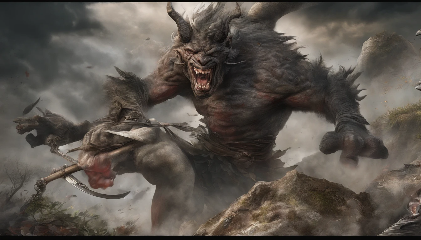Japan folklore,Demon Slaying,The brave,loimu