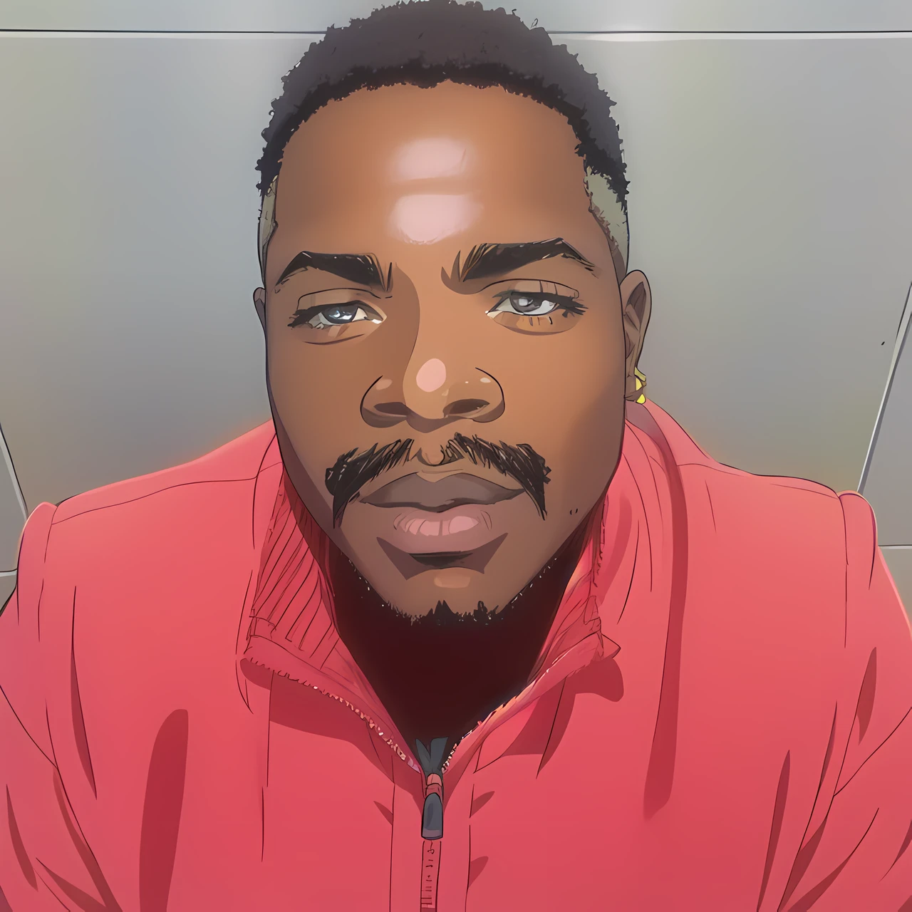 Comic book, Anime, Cartoon, African 80's style anime character