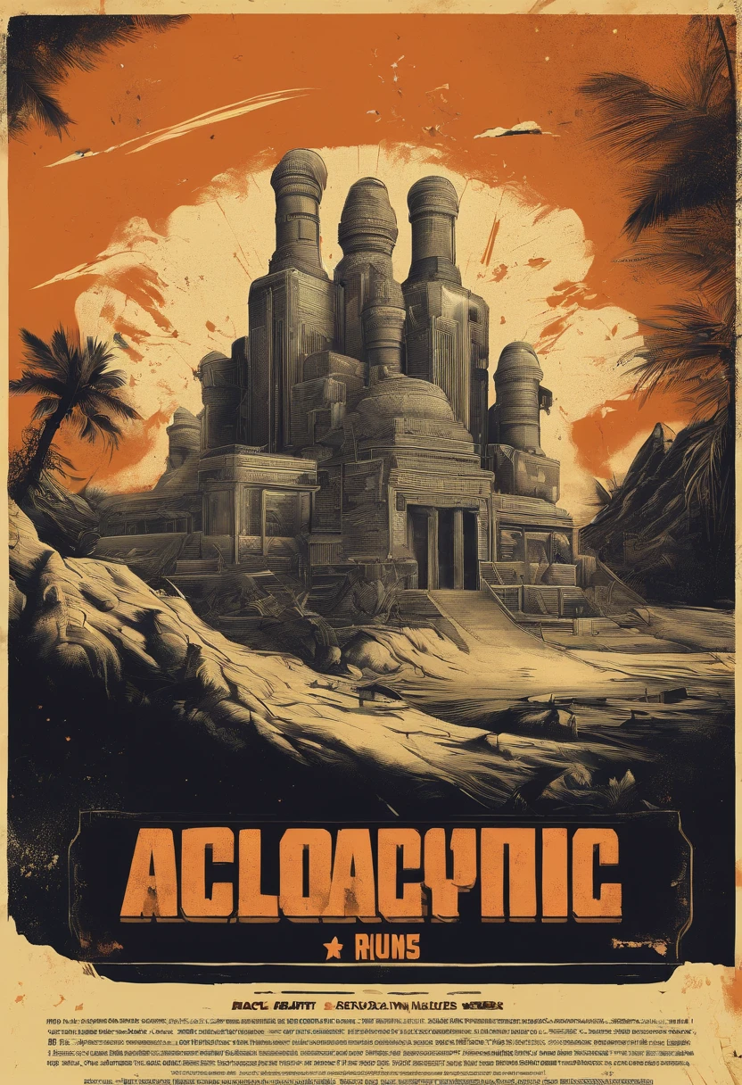 capa de livro, apocalyptic powders, survival, ruins