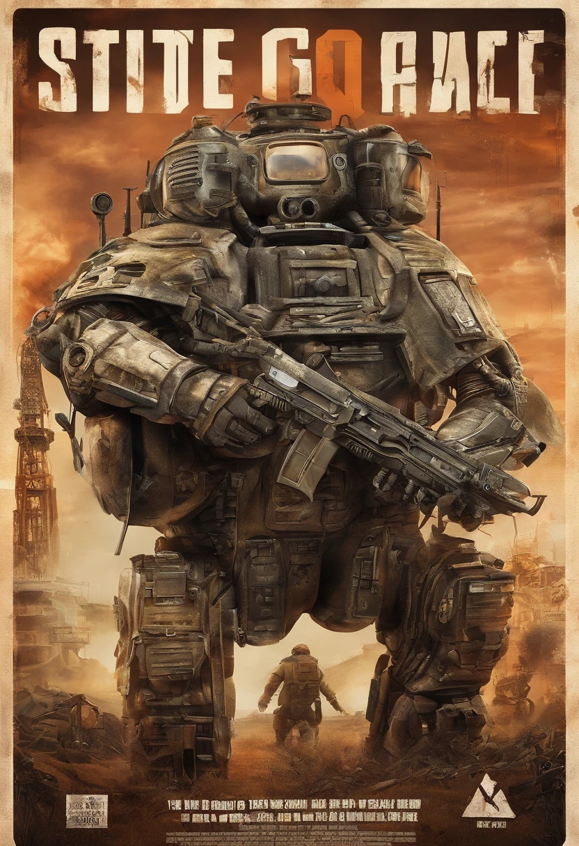 capa de HQ, Post apocalyptic, machines, survival, ruins