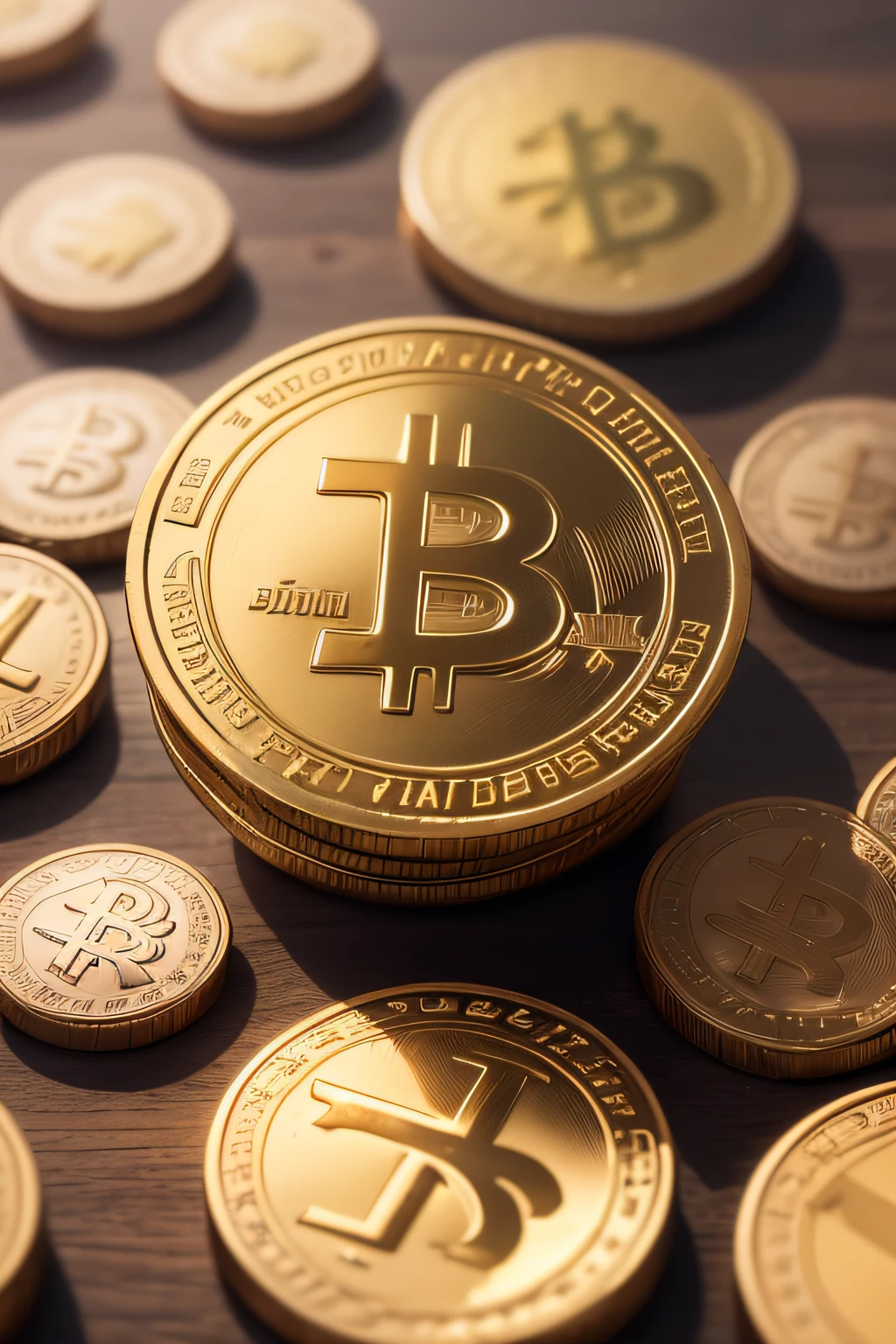 crie imagens de cripto moedas