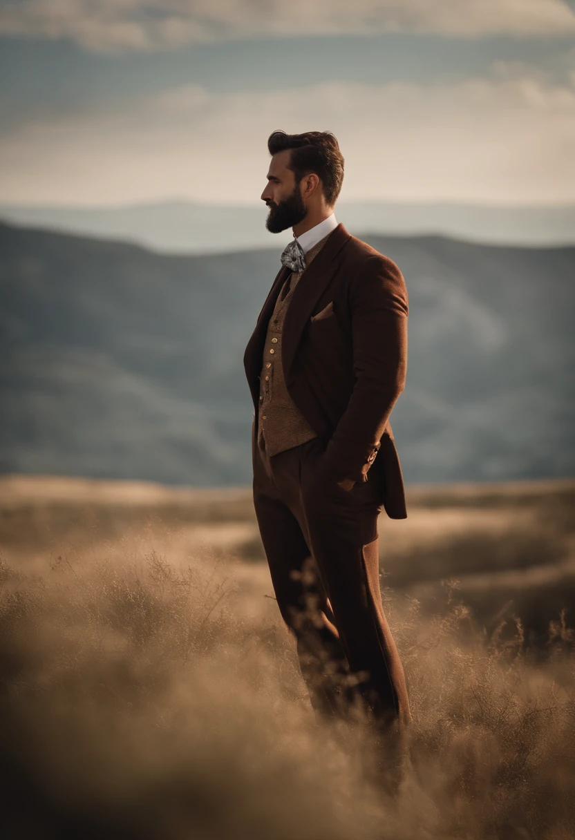 Homem com barba curta e gravata borboleta em foto , homem bonito, homem muito atraente com barba, homem bonito barbudo, Directed by: Dimitre Manassiev Mehandjiysky, Macho bonito, modelo bem cuidado, bonito e elegante, inspirado em Ramon Pichot, homem, by Hristofor Žefarović