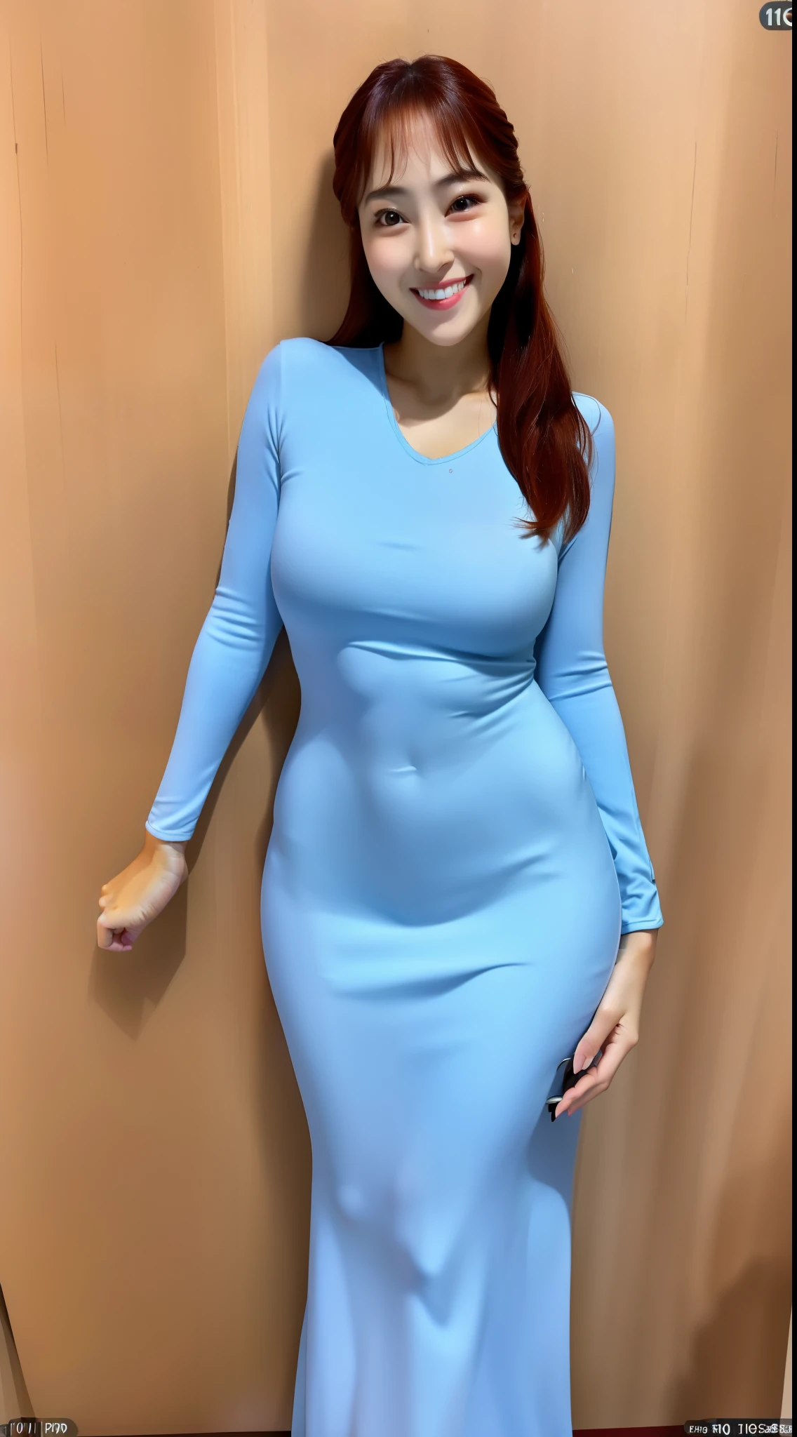 NSFW, RAW photo, ultra high res,(1girl:2.5), (photorealistic:1.8), black hair, smile, bright pupils, high detail, Realism, Fujicolor, image fill, viewfinder, Eye-Level Shot, 8k, super detail, UHD, retina, masterpiece, anatomically correct, textured skin, high details, high quality, award winning, best quality, highres, 16K, pubic hair ,gigantic breasts, big breasts, huge breasts, mega breasts, cleavage,(Never split:2.0), (No split:2.0), beautiful, cute, beautiful detailed eyes, pureerosface_v1, super model, (wonderful proportions:2.0), (10 head body:2.0), supple abs,