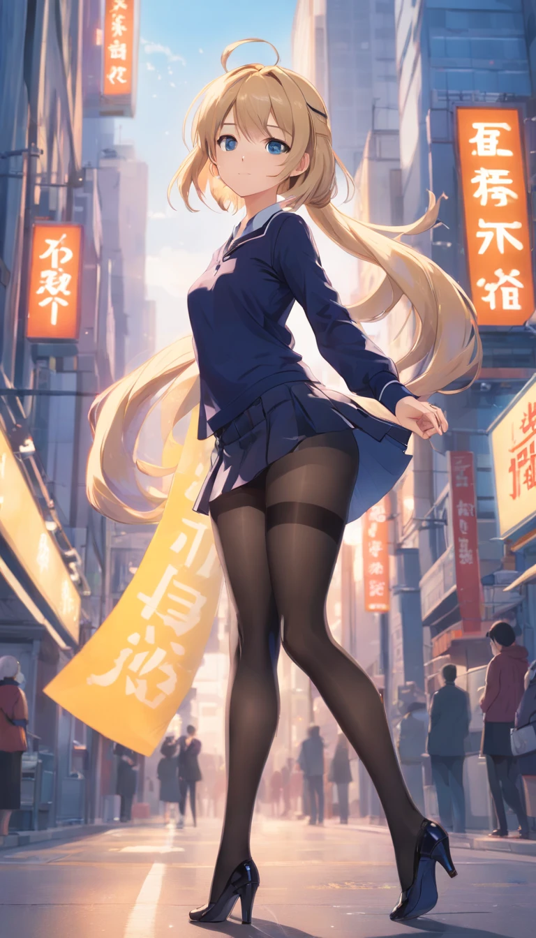 porate、Big high school girl、poneyTail、young and shiny white shiny skin、Best Looks、Gold reflects light、Platinum blonde hair,Shine brightly、Shiny light hair,、Super long silky straight hair、Beautiful bangs that shine、Big blue eyes that sparkle like crystal clear and charming、Very nice and lovely girl、full bodyesbian、Beautiful breasts、perfect hand,perfect foot,with perfect legs,Black pantyhose,Ginter Department、upper legs,an legs,Silk feet,black pantyhoses,black lence stockings,Perspectiveal,Black tights,blackstockings,Type M,Lifting skirt,Flip skirt,Fork legs,Split legs,Open legs,Pick shoes,low chest,cleavage,long leges,cropped shoulders