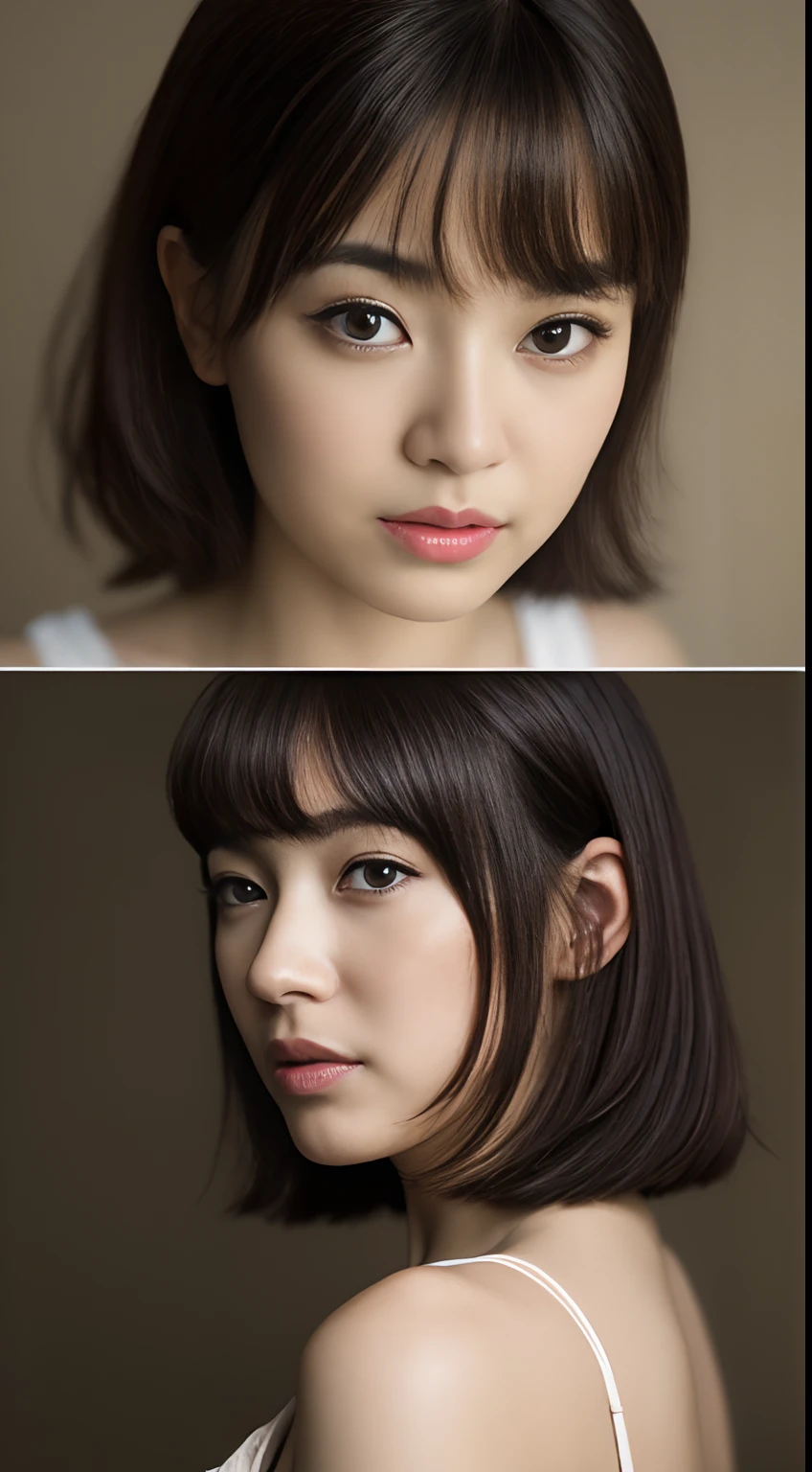 (Yokohama:1.5), full body photographed,, masterpiece, top-quality, Raw foto, Photorealsitic, faces, off shoulders,unbelievable Ridiculous, beautiful a girl, cute little, shorth hair, depth of fields, hight resolution, ultra-detailliert, fine detailed, ighly detailed, extremely detailed eye and face, Sharp pupils, Realistic pupils, foco nítido, Cinematic lighting