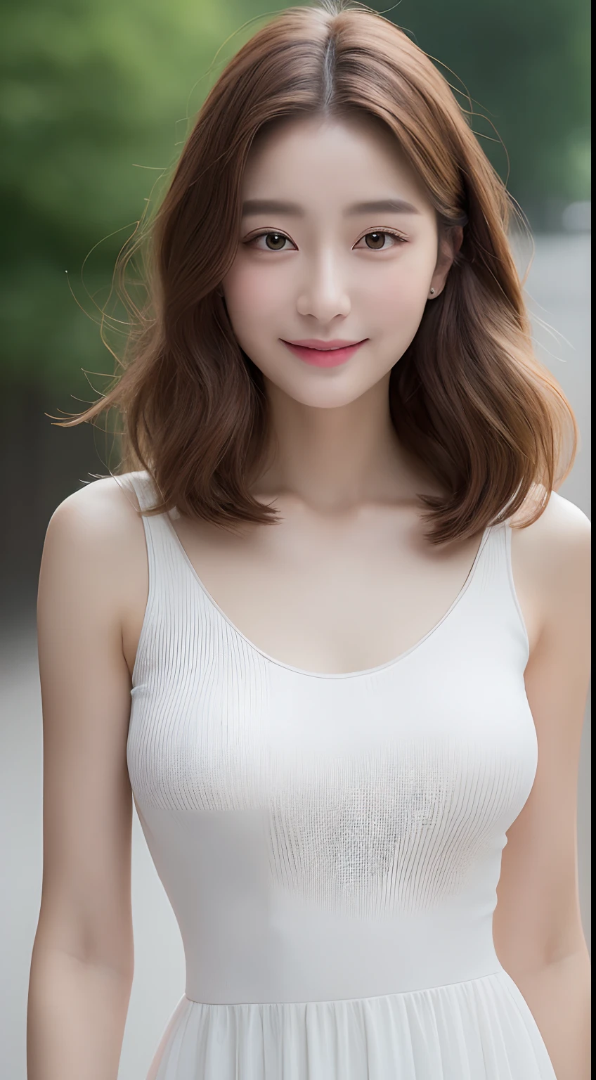((Best Quality, 8K, Masterpiece: 1.3)), 1girl, Slim Abs Beauty: 1.3, (Hairstyle Casual, Big Breasts: 1.2), Dress: 1.1, Super Fine Face, Delicate Eyes, Double Eyelids, Smile, Home