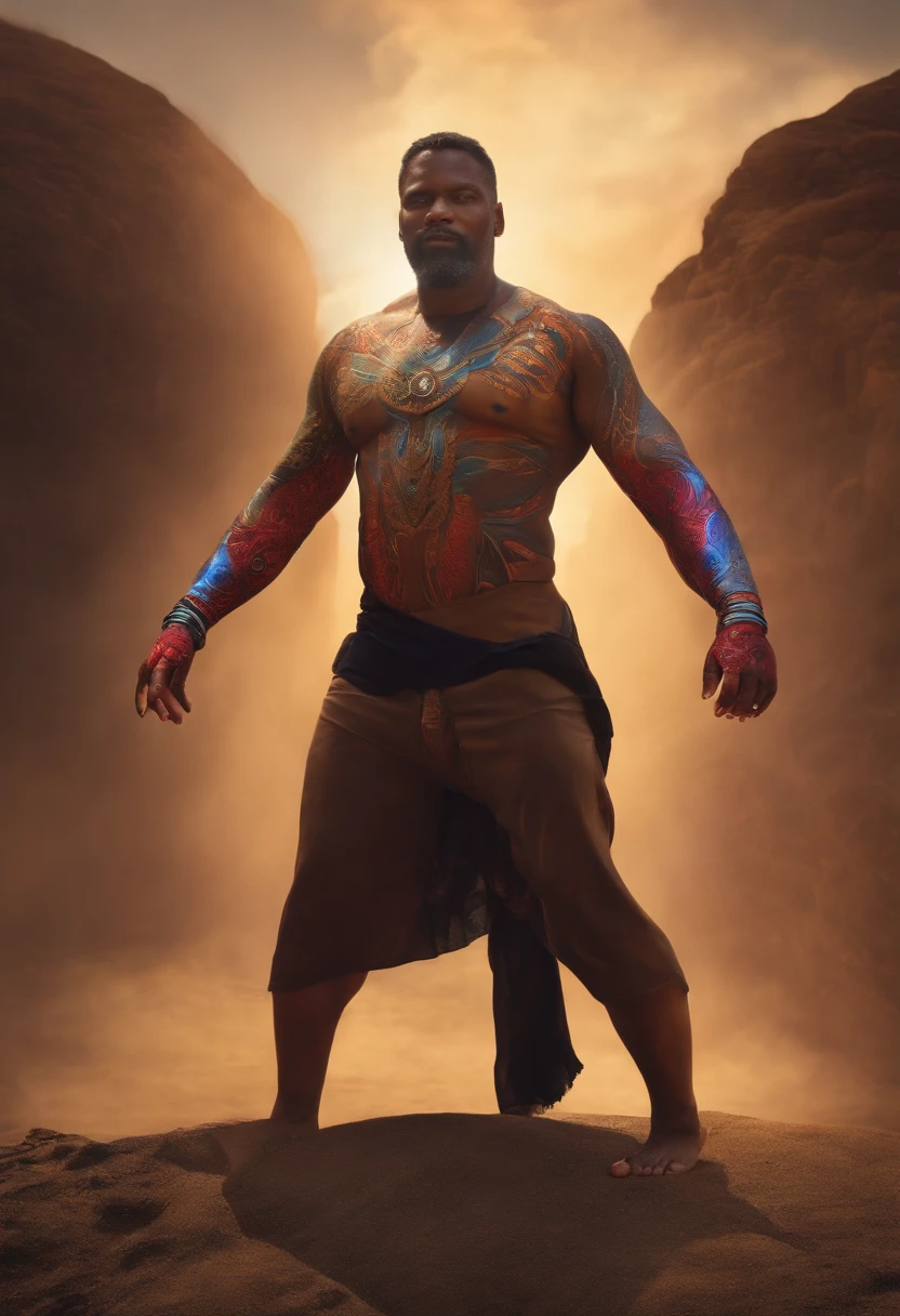 Man with 4 arms