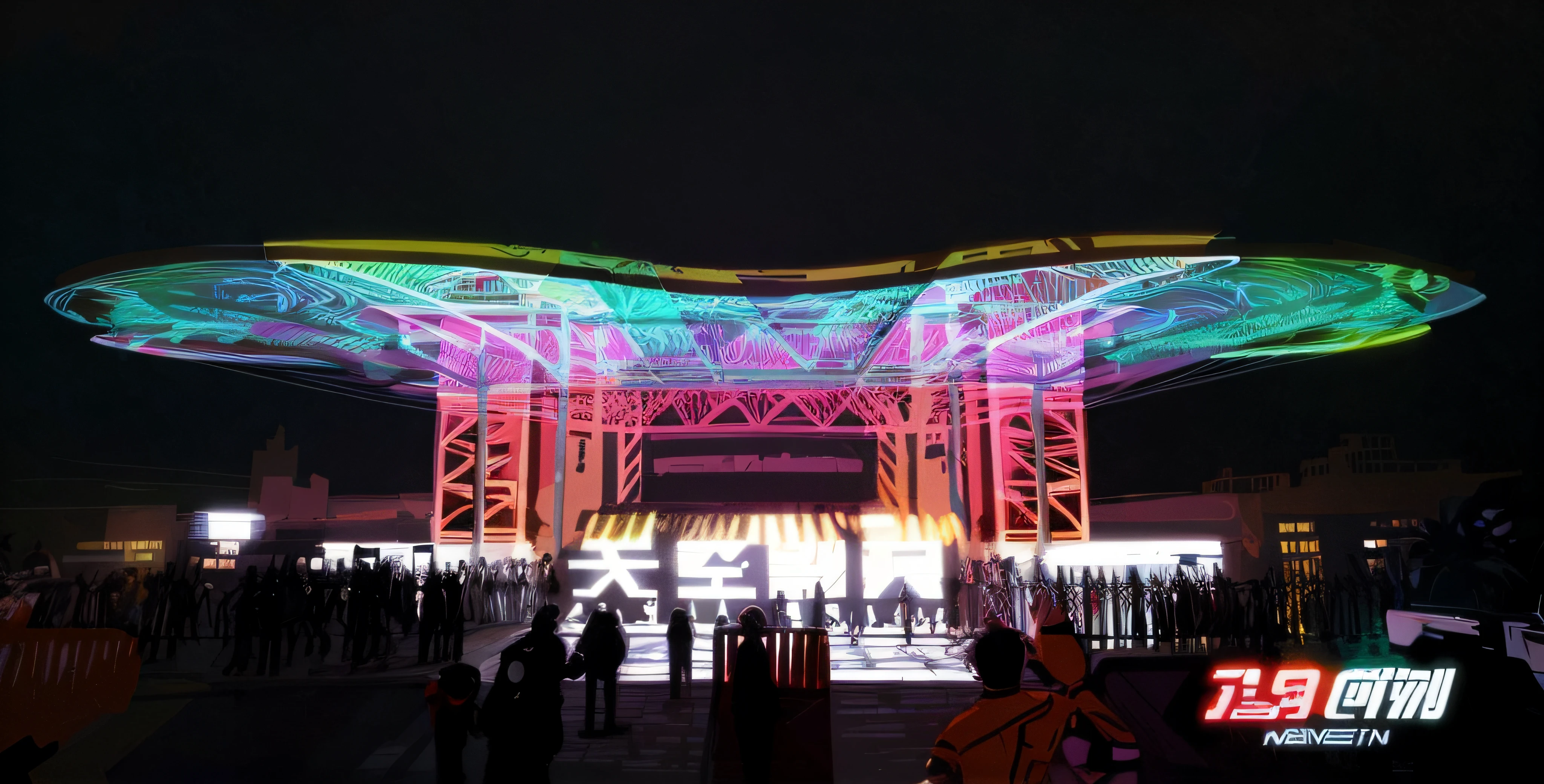 Turn vector art style,Preserve the main body of the building,Remove the people around you