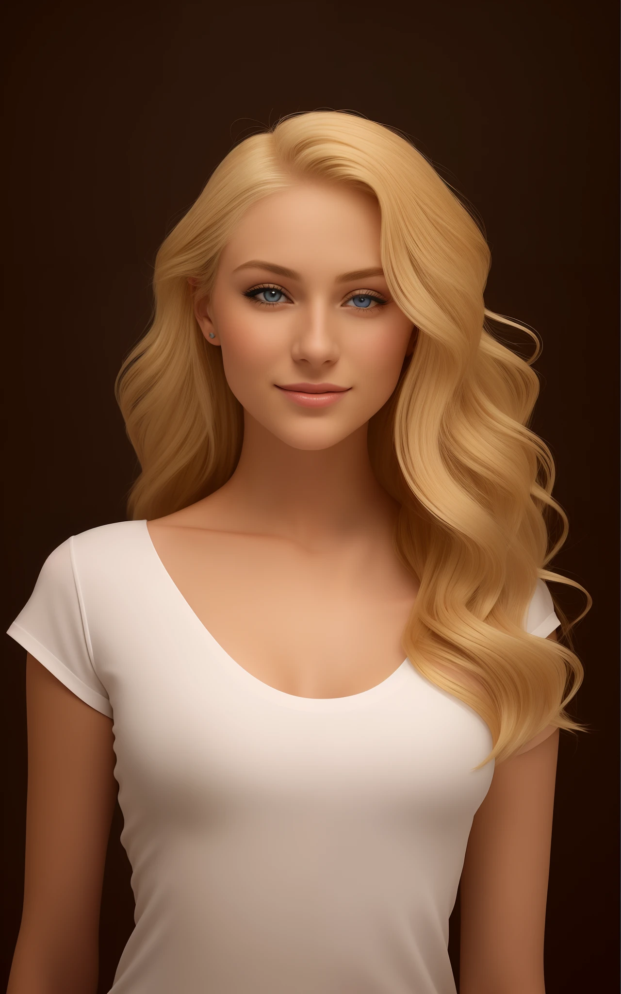 Blonde woman with long hair and blue eyes posing for a photo, beautiful blonde girl, beautiful blonde woman, blonde beautiful young woman, young beautiful woman, Beautiful young woman, Woman with blonde hair, young blonde woman, blonde and attractive features, Beautiful model girl, Beautiful girl model, Beautiful female model, Blonde girl, The long, straight blonde hair, beautiful blonde hair, One blonde girl, ssmile, small-nose, Bigboobs, Red top, sentado na praia, Vista of a neon-lit cityscape, with cars, Speeding on high-speed lines, Leave a wisp of neon light.