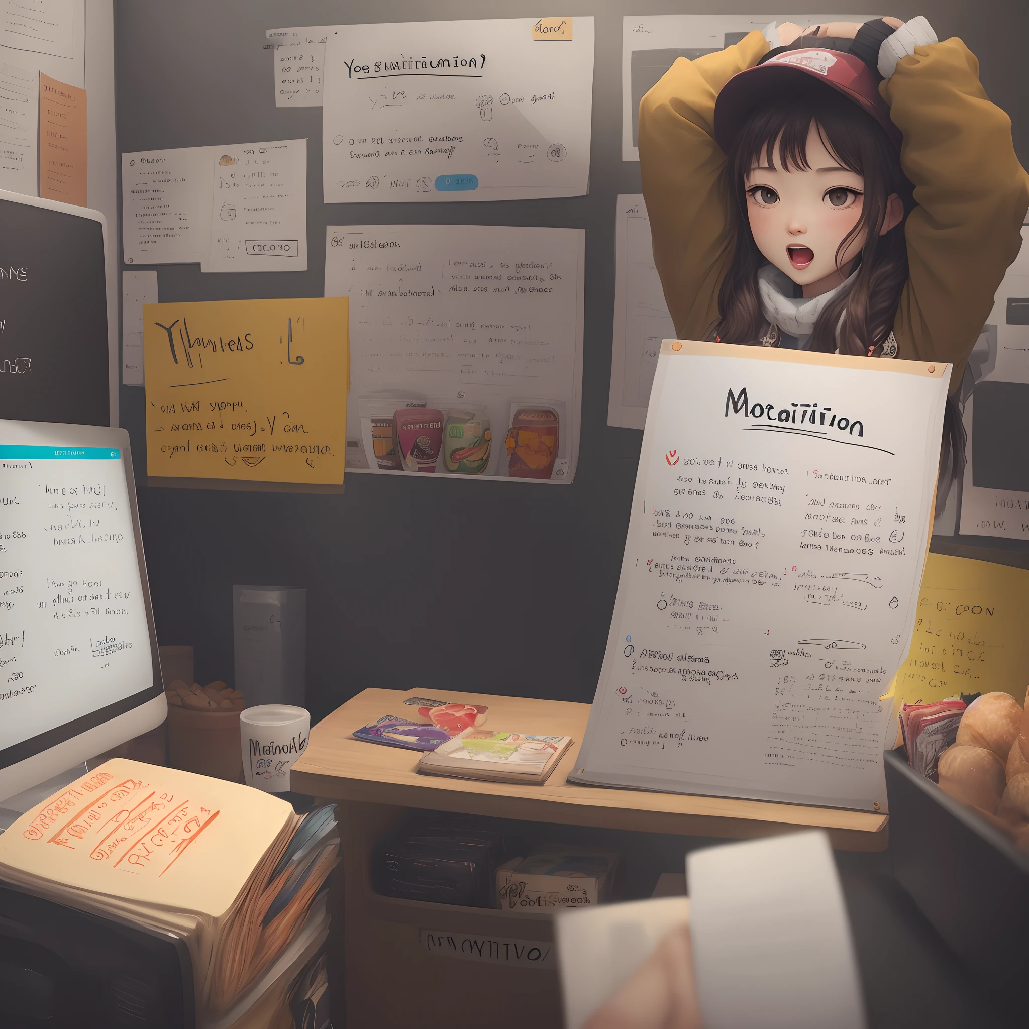 Create a character with features that are a blend of various ethnicities, avoiding specific cultural markers. Use neutral clothing styles and focus on universal traits to make her culturally ambiguous.