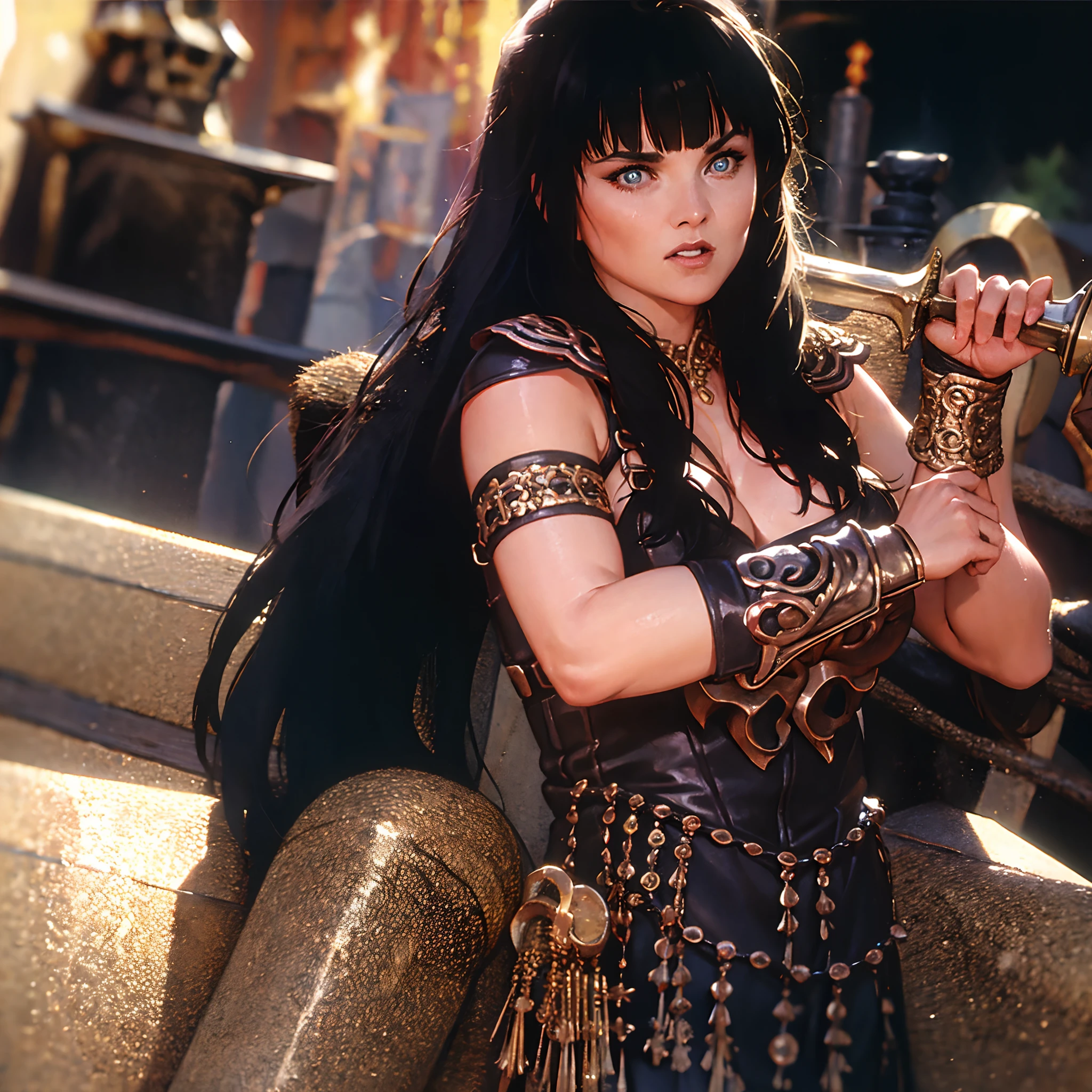 Xena - the Queen of Warriors, cinematic, details