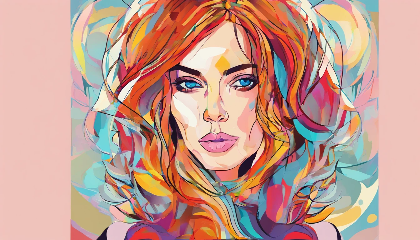 Retrato de uma mulher linda atraente, usando uma blusa de moletom,inspirada em "Karen Gillan", trending on art station, estilo de rua, Pose intimidadora, roupas com moda,