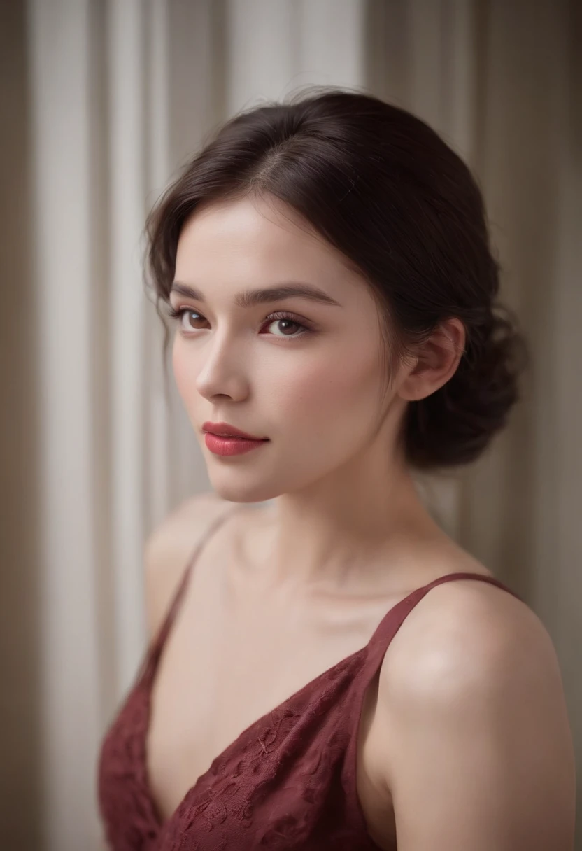 (chica muy linda) ,(, Coreano ), (Foto RAW:1.2), (fotorrealista:1.4), Ojos y cara muy detallados, hermosos ojos detallados, File Size Huge, Super detailed, High resolution, muy detallado, Obra maestra,unificado, Fondo de pantalla de 8k, asombroso, Detalles finos, Obra maestra, La mejor calidad, , Luz en la cara, cinematic lighting, 1girl, ((senos medianos)),((con un vestido abierto: 1.6.)), (Underboob: 1.2),