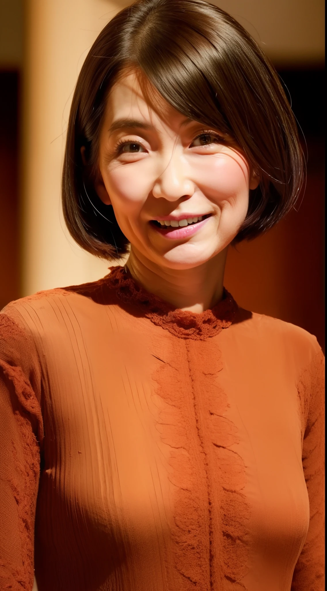 A MILF, 独奏, masutepiece, 50 years old, Bewitching, Upper body close-up,