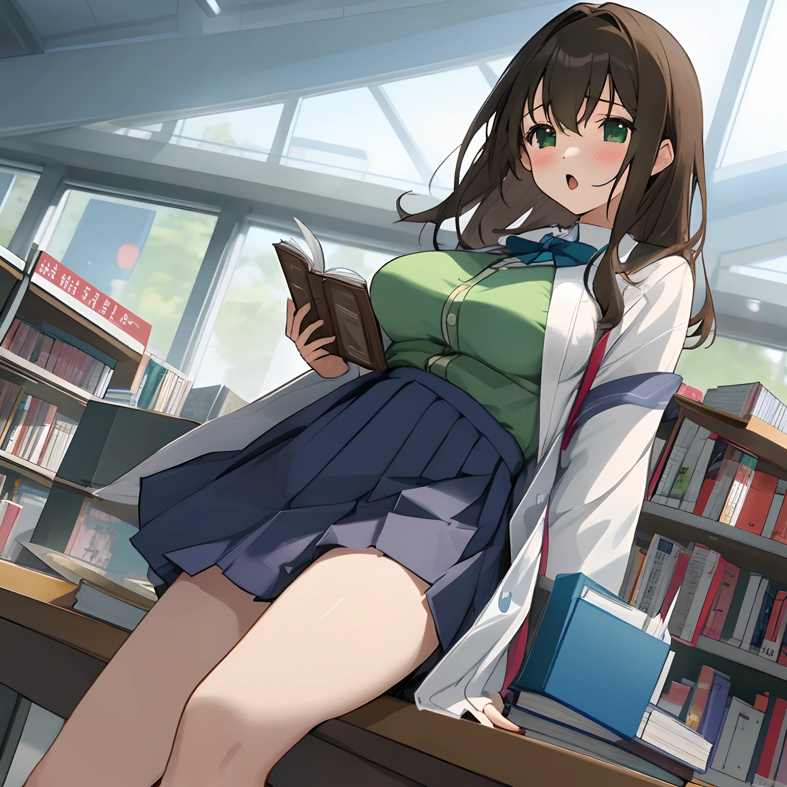 skin dantation、Niso、book library、Boken、high socks、