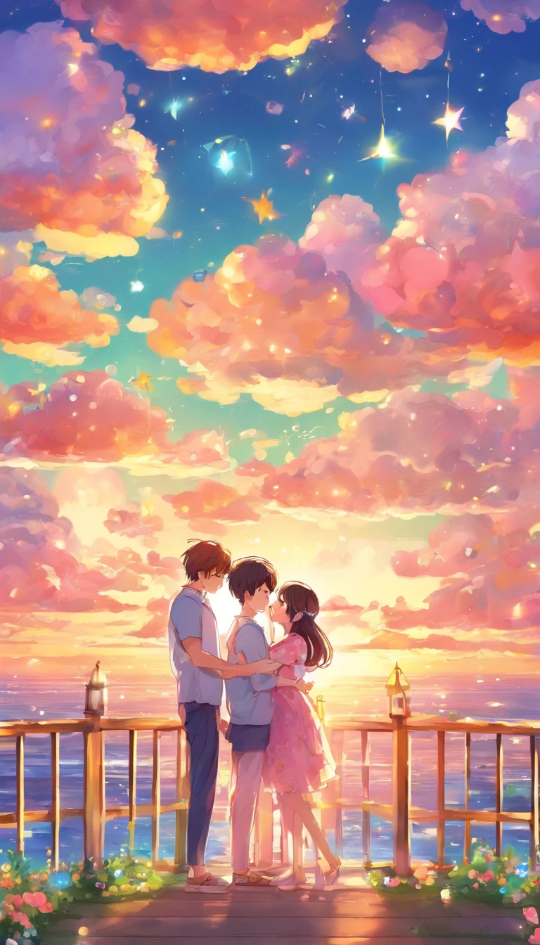 Imagine a couple deeply in love, spending a beautiful night under the stars. They are free to fly in the sky that is so beautiful today, full of stars and with the full moon reflecting their faces. They enjoy the moment and think about their future together. When the sun rises, they love each other again and call their friends to tell them they are dating and will get married next week. They don’t care about what people say because they want to be remembered together. This is nobody’s problem but theirs. They let it happen because it’s worth it and it has to be with each other.