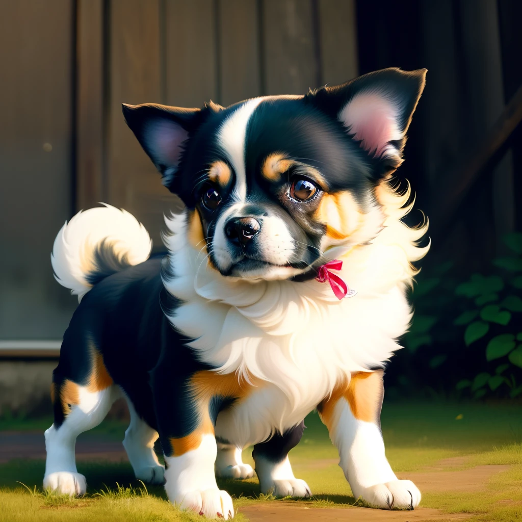 Fluffy dog