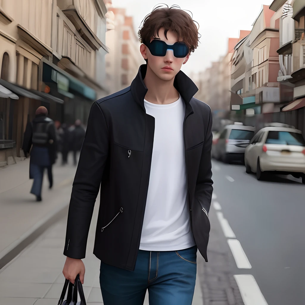 Hombre invisible con ropa de gimnacio