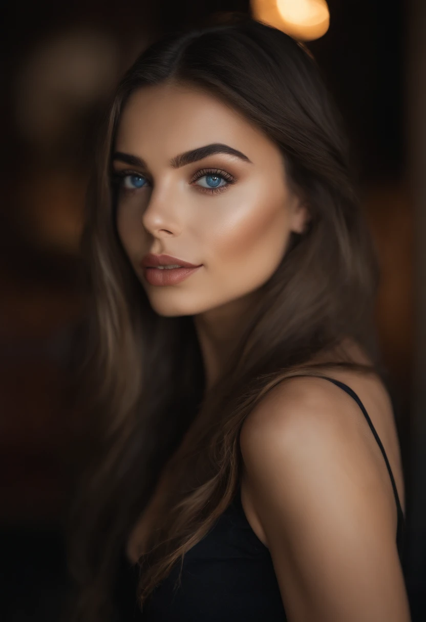 Mujer con camiseta sin mangas y bragas a juego, Chica sexy con ojos azules, Retrato Sophie Mudd, Retrato de Corinna Kopf, cabello rubio y ojos grandes, Selfie de una mujer joven, Ojos en el club, Violeta Myers, ohne Maquillaje, Maquillaje natural, staring directly into camera, Cara con Artgram, dezentes Maquillaje, Impresionante foto de cuerpo completo, en el club, Fission