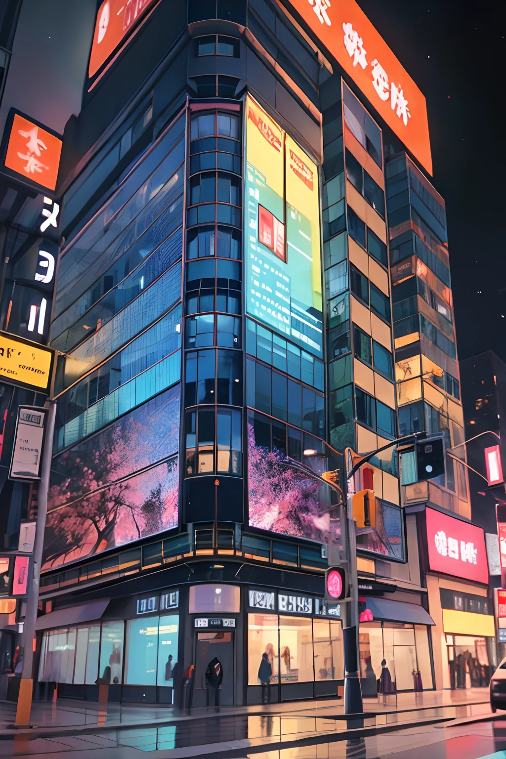 street corner、toronto, canada, north york