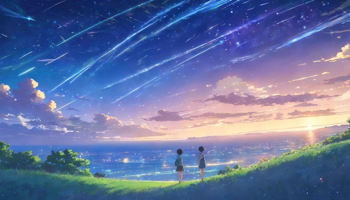 The vast starry sky