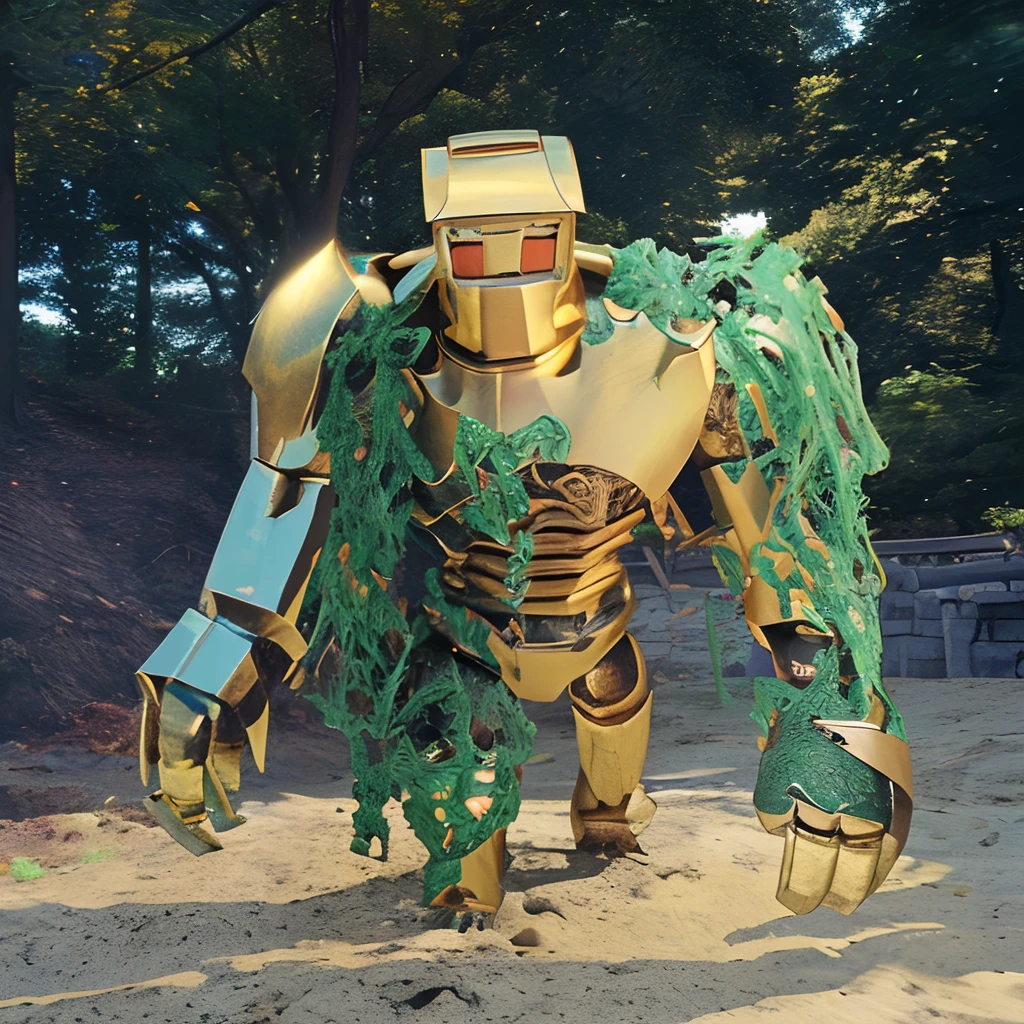 a picture,in 8K,top-quality,highest details,Attacking Iron Golems