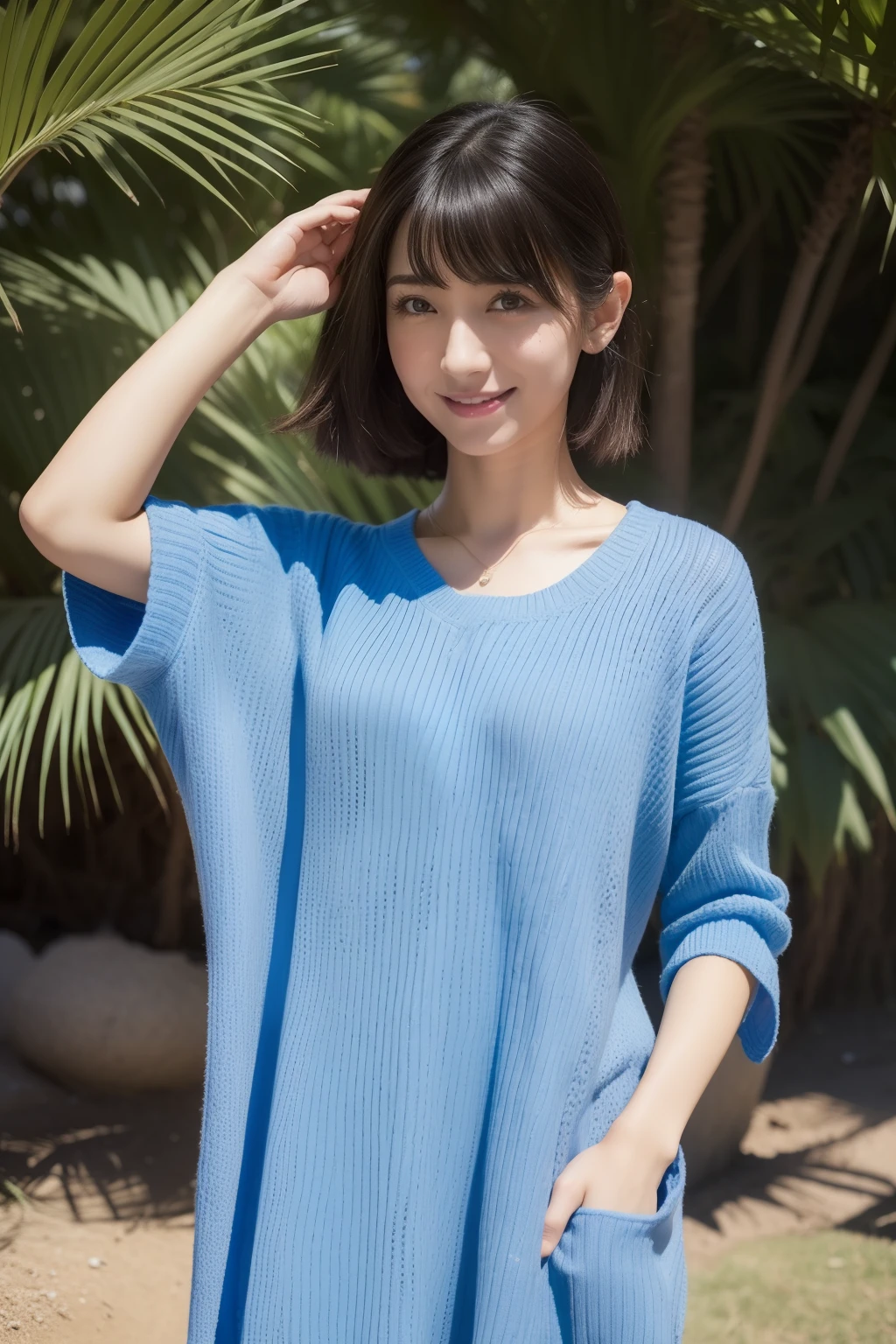 (The most beautiful young Japanese women in the world:1.2)、colorful lingerie、teta grande、una sonrisa、obra maestra、highest qualityr，gran piel，Tres mujeres，((Masutepiece)), ((La mejor calidad)), ((high resolusion)), ((los fondos de pantalla CG Unity 8K extremadamente detallados)), Atajos rubios y de onda lateral，Retrato en primer plano de una mujer con vestido azul, pale blue, vestido abierto, cautivador y tentador, Vestido azul helado, azul claro, sexy girl, blue sweater, Ropa reveladora, vestido sexy, poco caliente, Amouranth, cielo - vestido azul, en vestido azul, Ropa de pecho Open V, Ropa azul