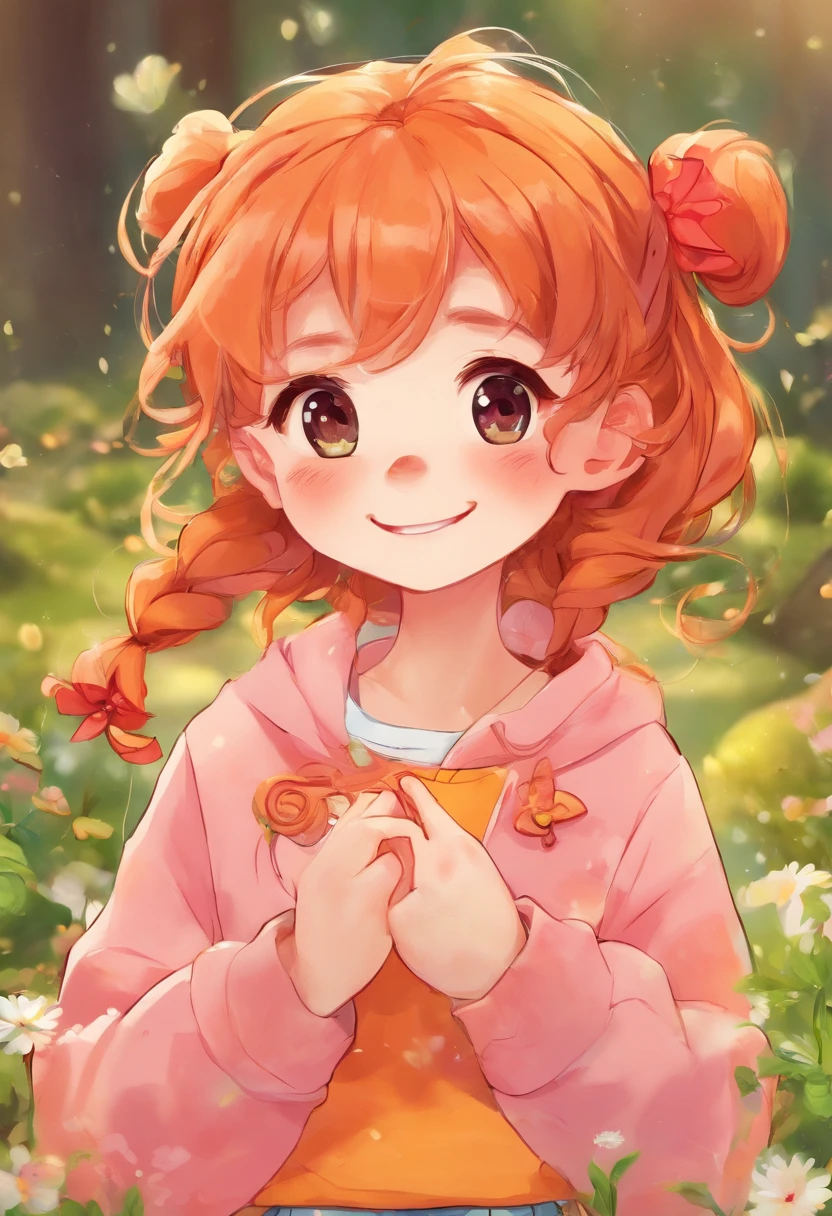 Super ultra happy cute girl, with freckles and ginger hair, holding her cheeks
