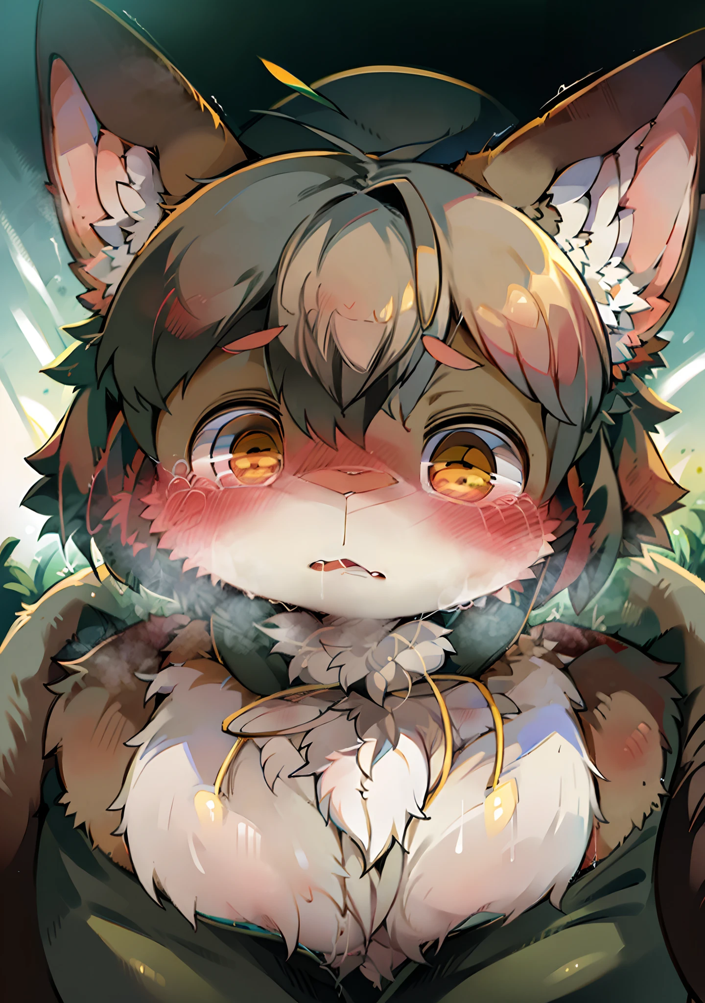 (Bright environment:0.8),Masterpiece,High quality,abstract res,Digital painting\(artwork of a\), by Dagasi, Yupa,Kiyosan,(anthro,Fluffy fur,Character focus:1.1),anthro male cat,Short hair,Portrait , eyes with brightness, in a panoramic view, Character focus.(af...