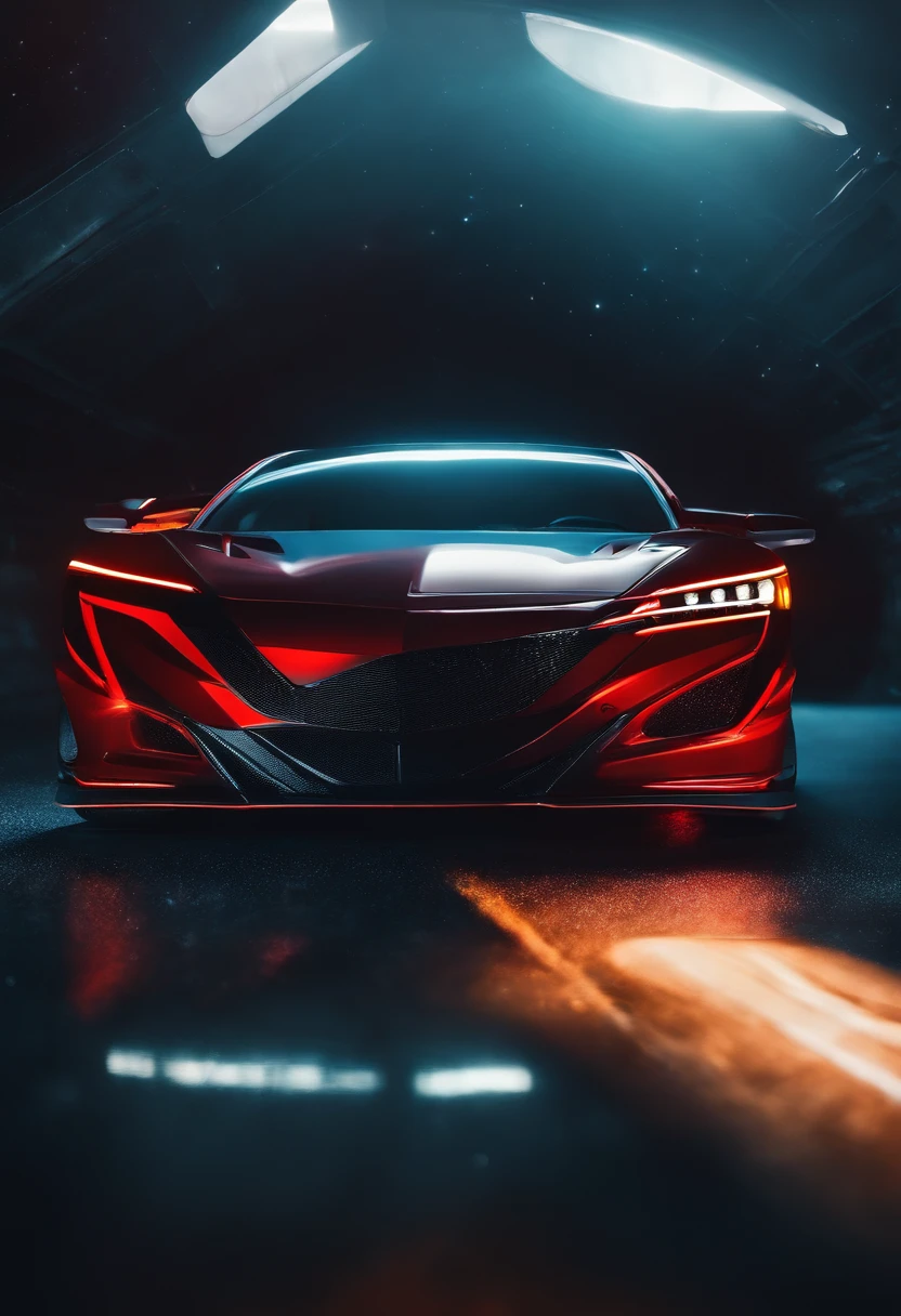 acura nsx through cosmic space